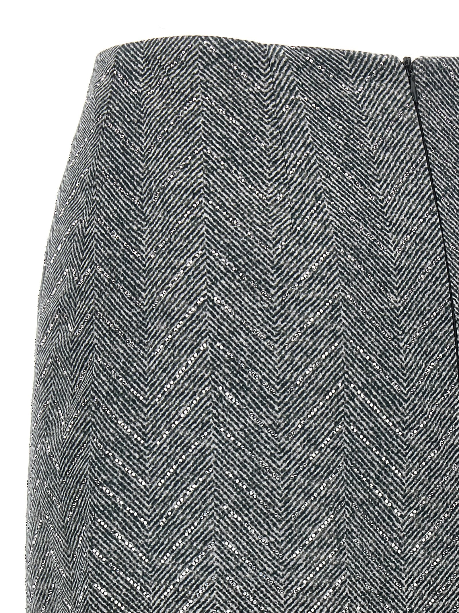 Ermanno Scervino Women Rhinestone Skirt ERMANO SCERVINO