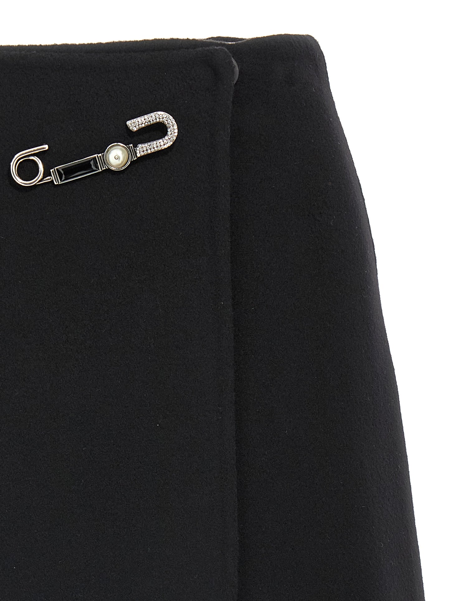 Ermanno Scervino Women Jewel Pin Skirt ERMANO SCERVINO