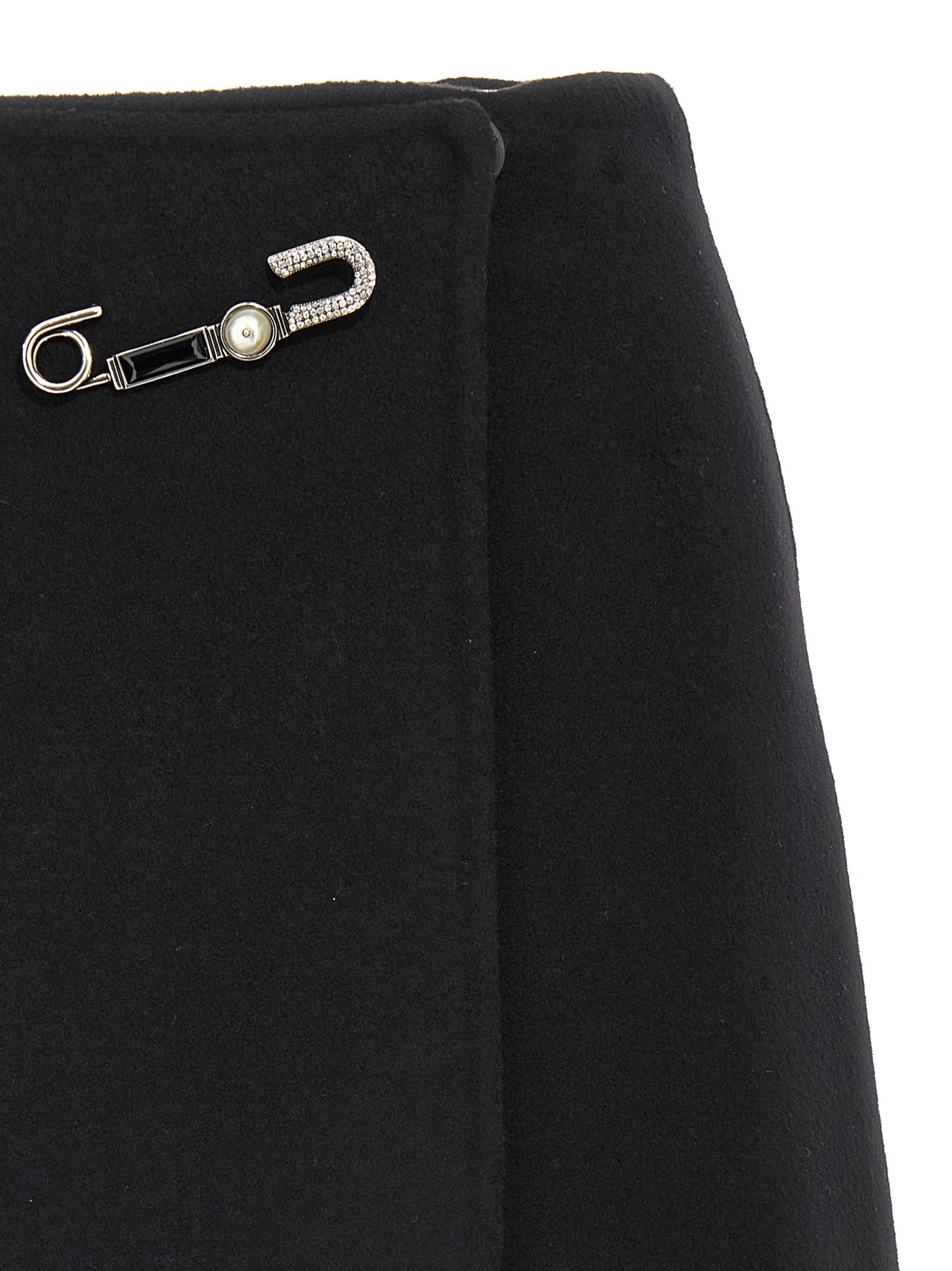 Ermanno Scervino Women Jewel Pin Skirt ERMANO SCERVINO