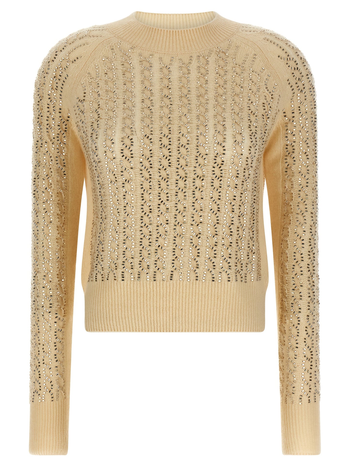 Ermanno Scervino Women Baguette Studded Sweater ERMANO SCERVINO