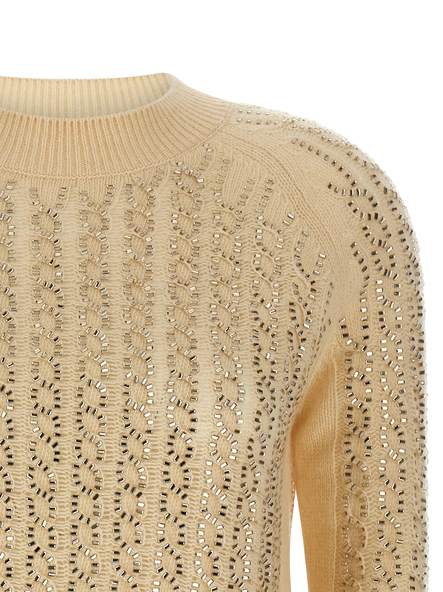 Ermanno Scervino Women Baguette Studded Sweater ERMANO SCERVINO