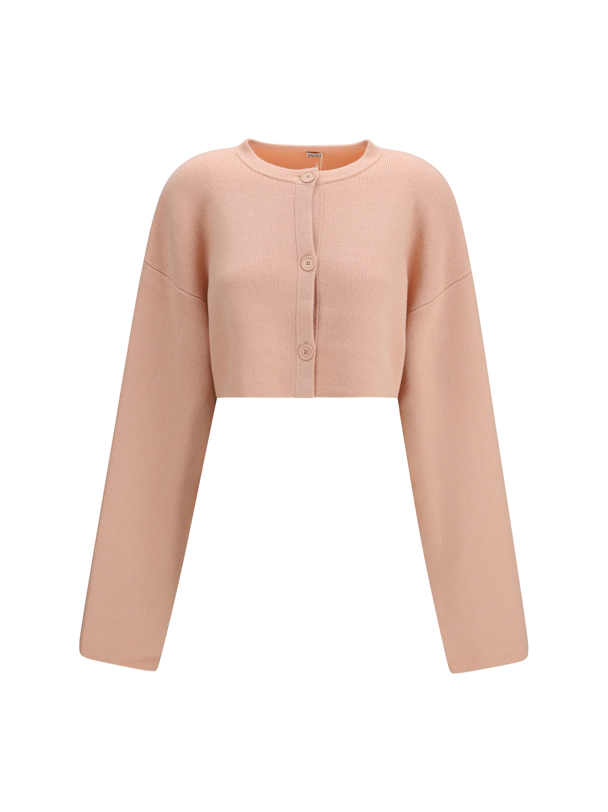 Toteme Women Cropped Crewneck Cardigan With Button Fastening TOTEME