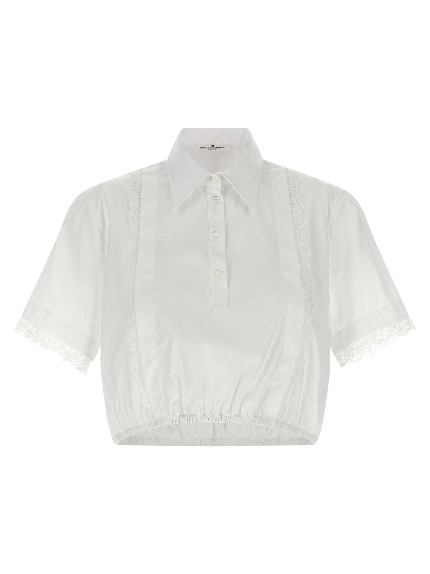 Ermanno Scervino Women Lace Insert Shirt ERMANO SCERVINO
