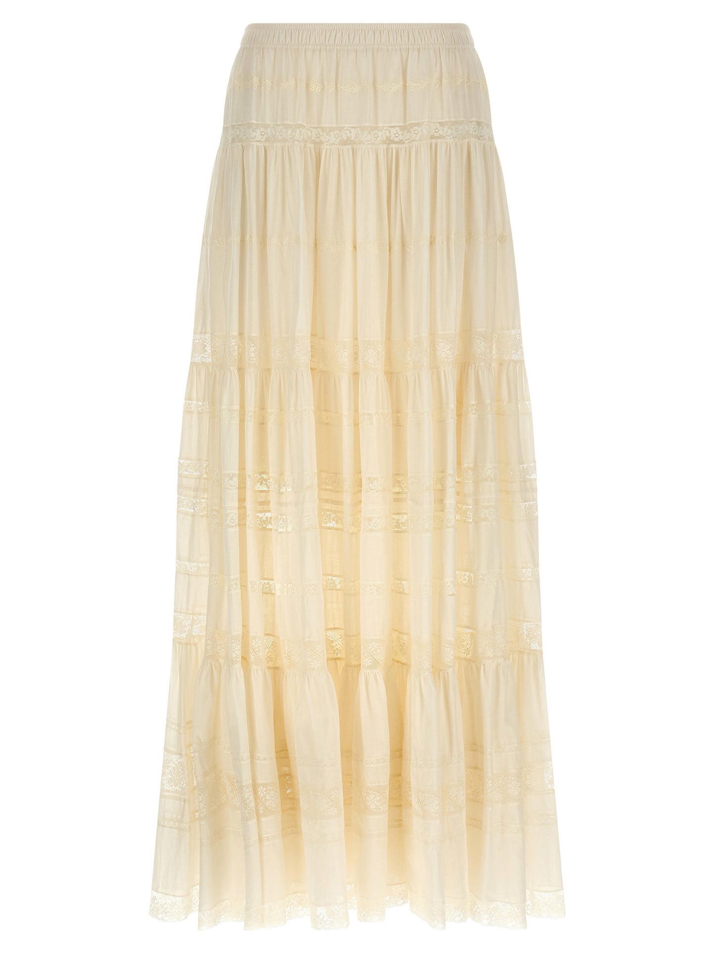 Ermanno Scervino Women Lace Insert Skirt ERMANO SCERVINO