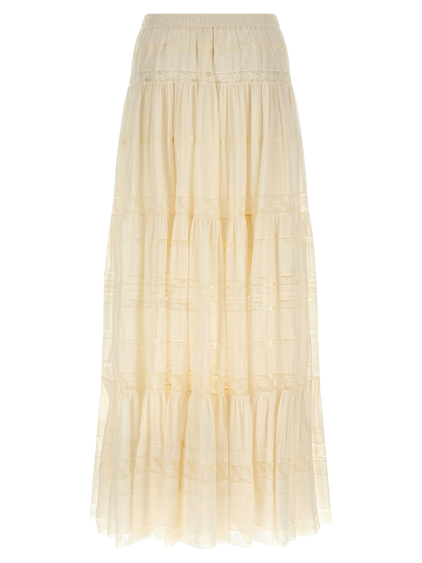 Ermanno Scervino Women Lace Insert Skirt ERMANO SCERVINO