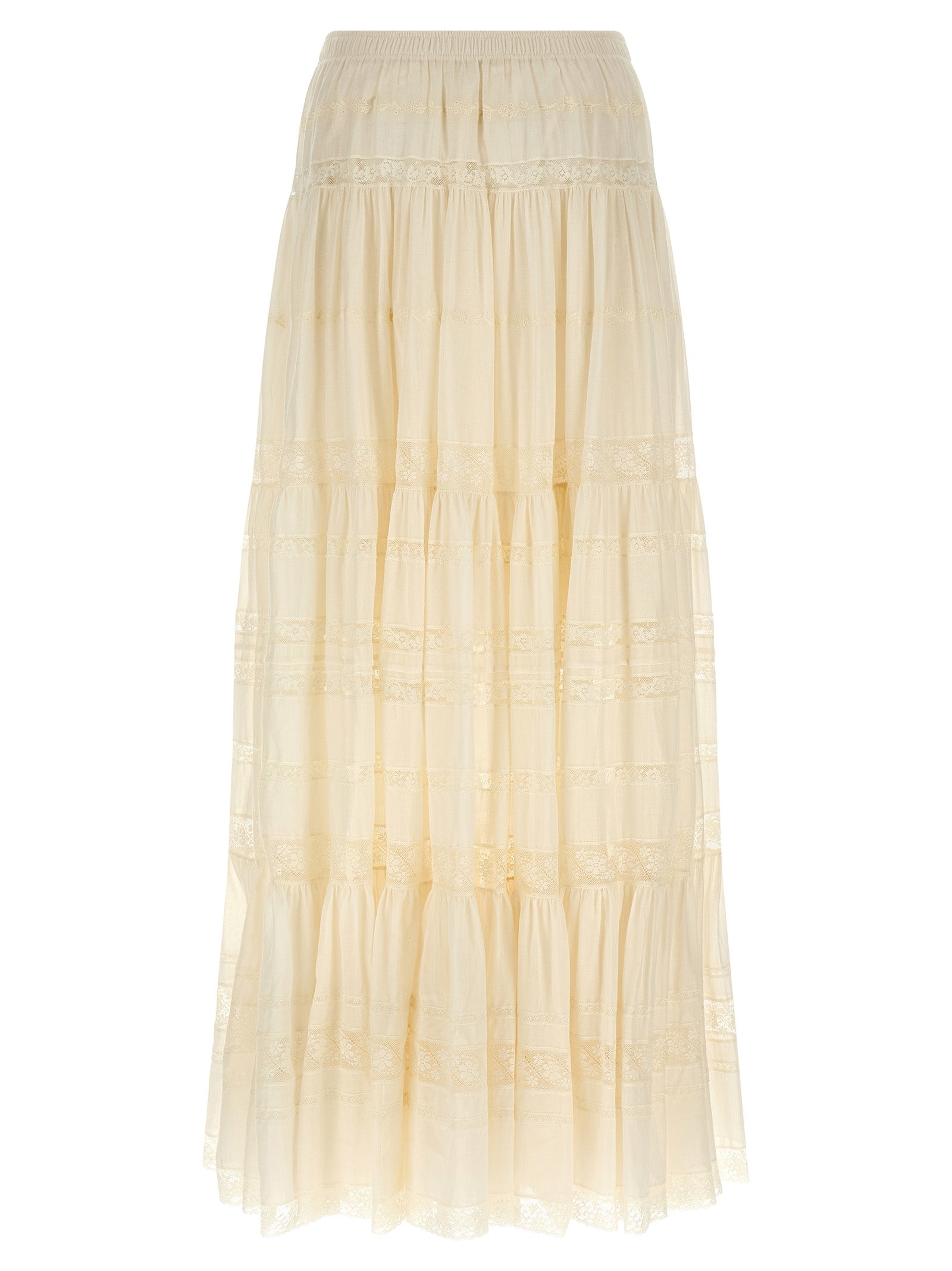 Ermanno Scervino Women Lace Insert Skirt ERMANO SCERVINO