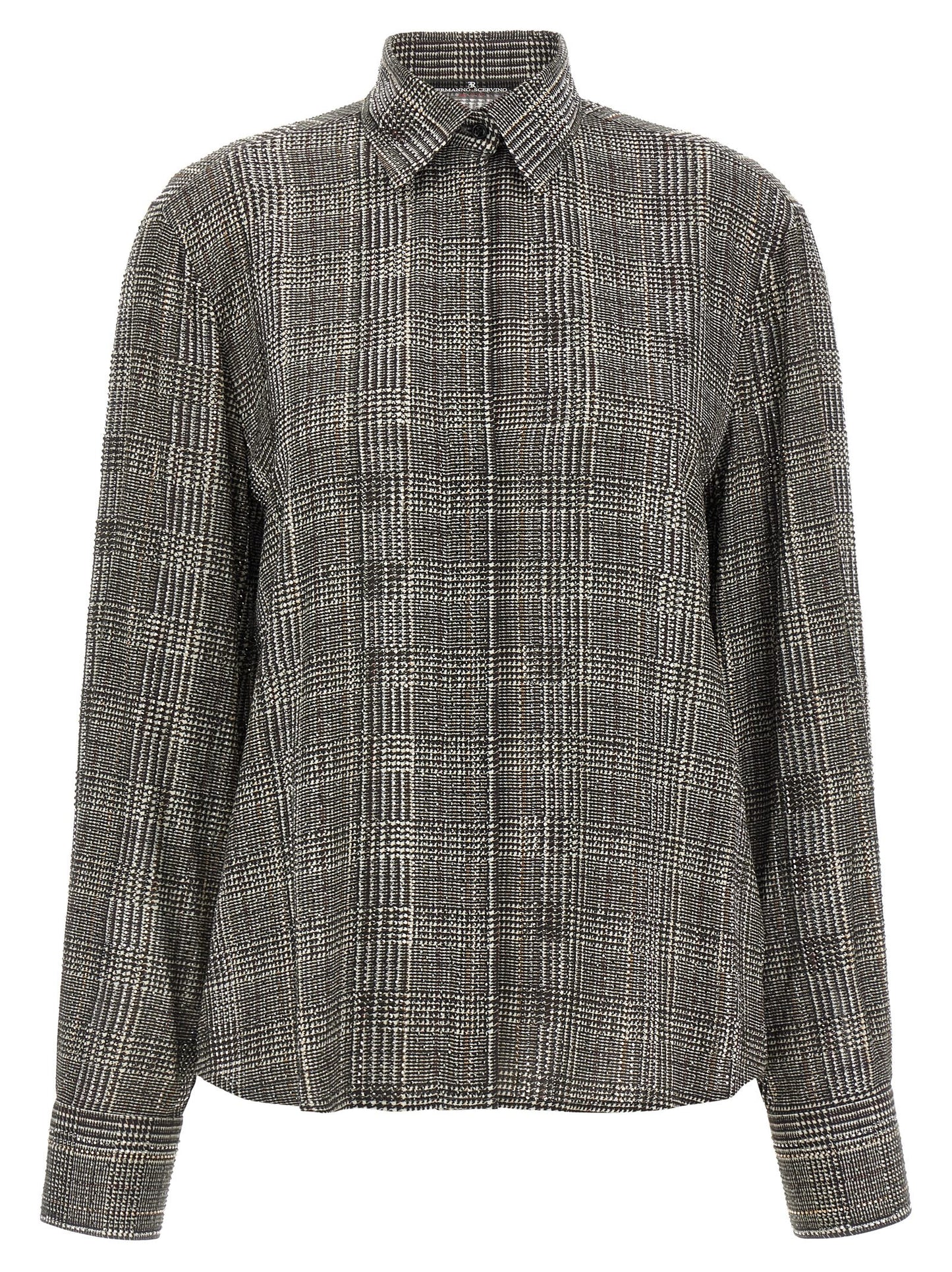 Ermanno Scervino Women All-Over Rhinestone Shirt ERMANO SCERVINO