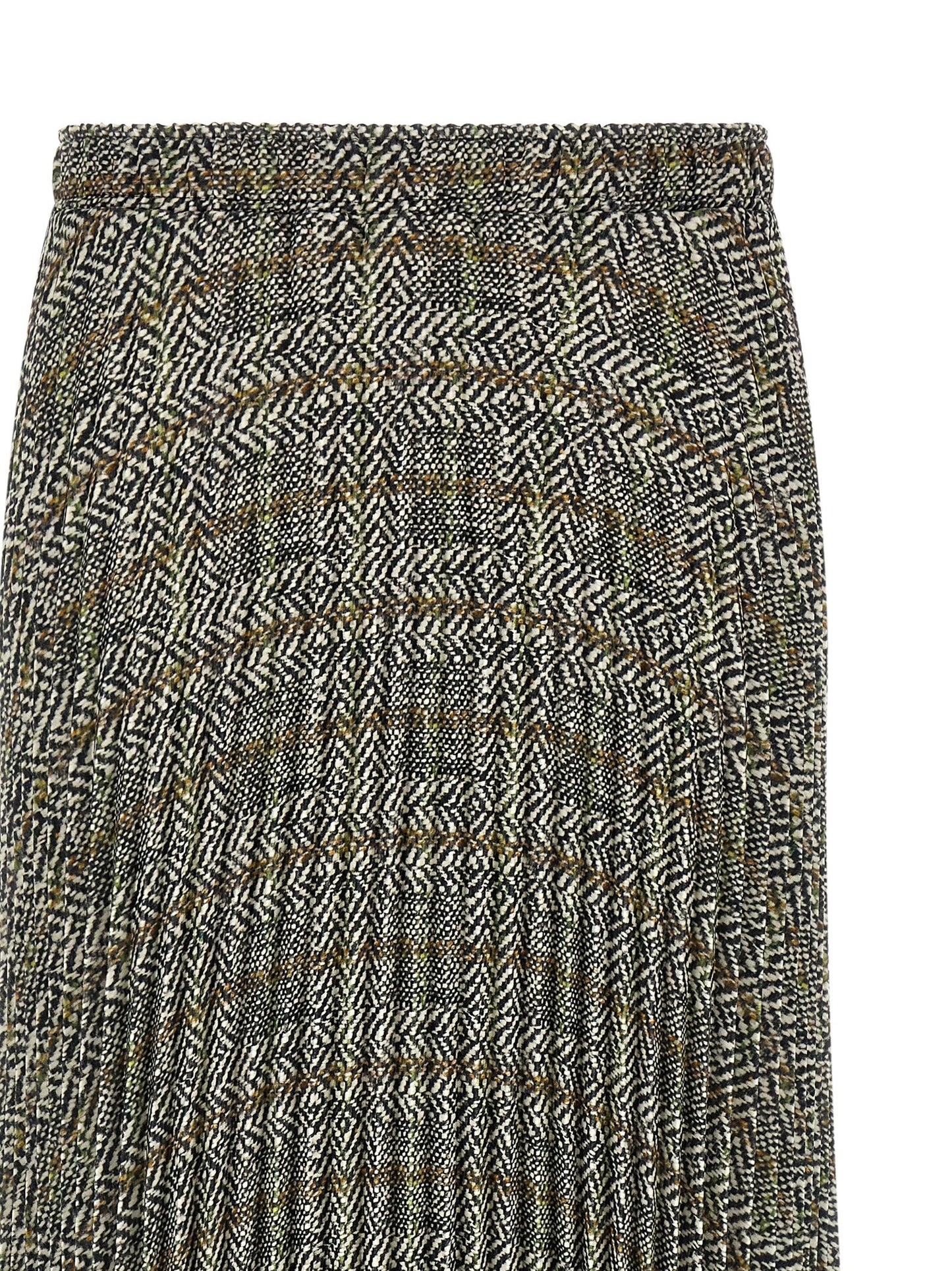 Ermanno Scervino Women Pleated Skirt With Lace ERMANO SCERVINO