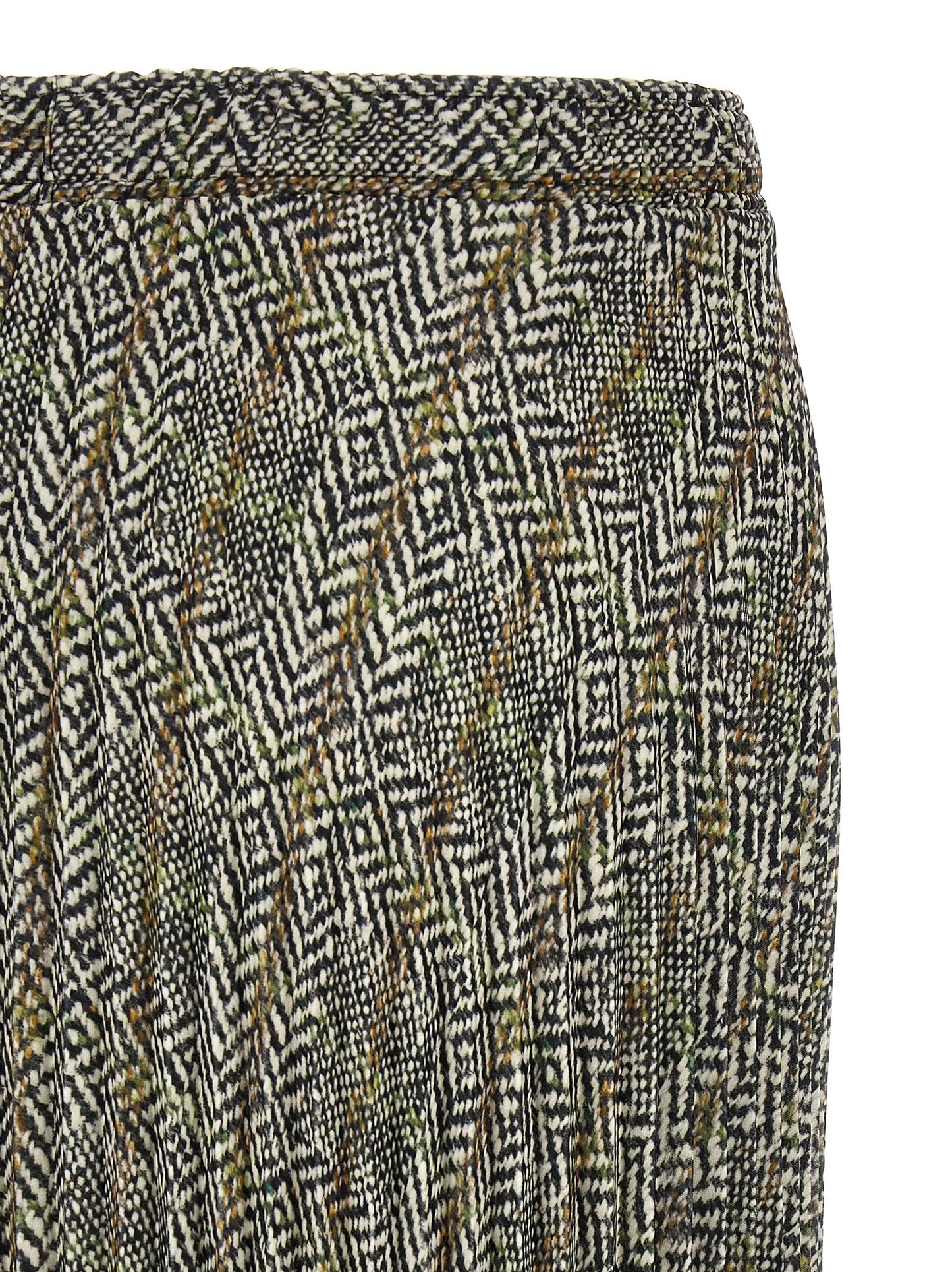 Ermanno Scervino Women Pleated Skirt With Lace ERMANO SCERVINO