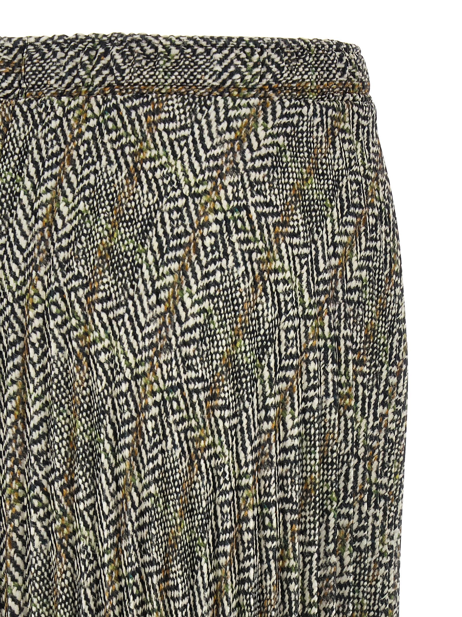 Ermanno Scervino Women Pleated Skirt With Lace ERMANO SCERVINO
