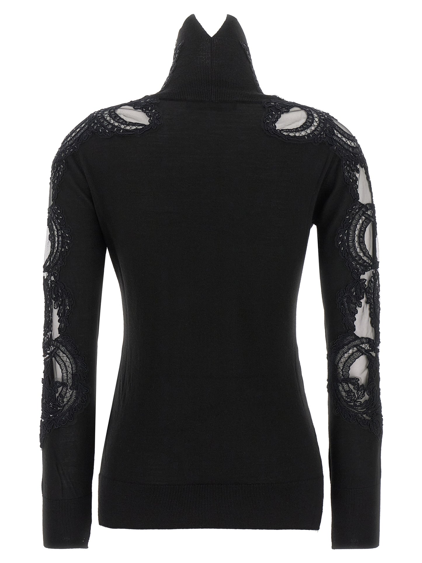 Ermanno Scervino Women High Neck With Lace Inserts ERMANO SCERVINO