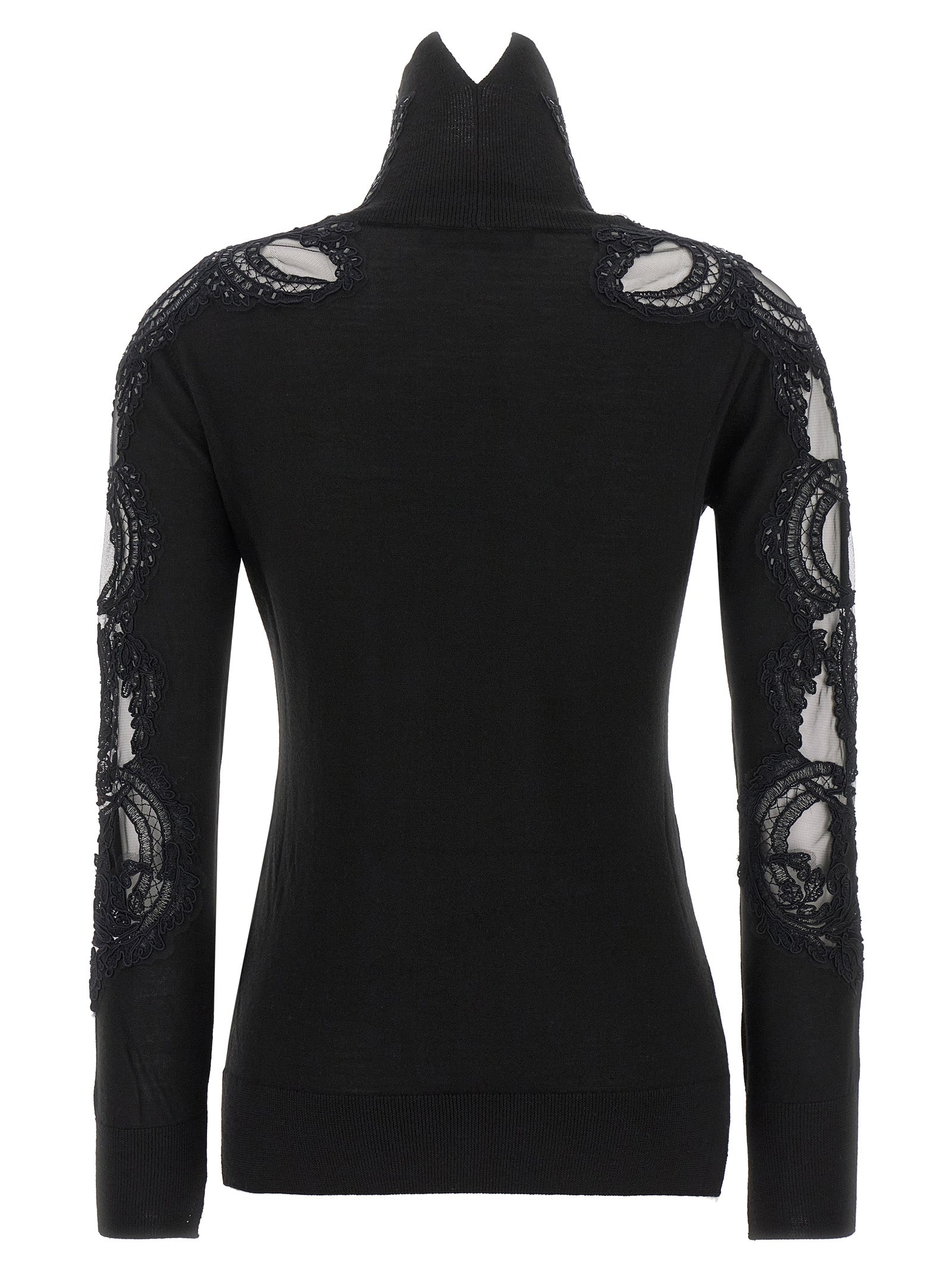 Ermanno Scervino Women High Neck With Lace Inserts ERMANO SCERVINO