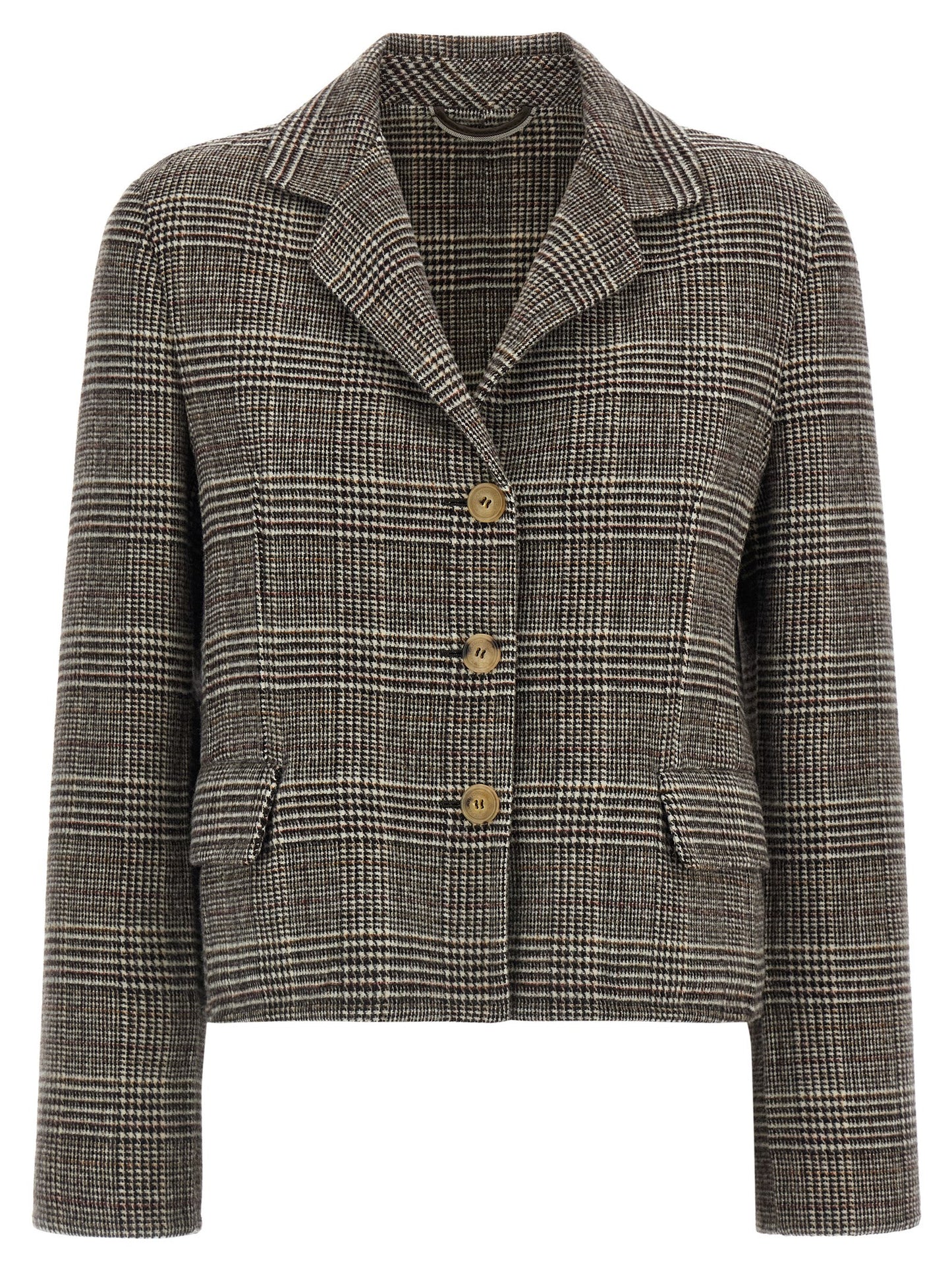 Ermanno Scervino Women Blazer Cropped Check ERMANO SCERVINO
