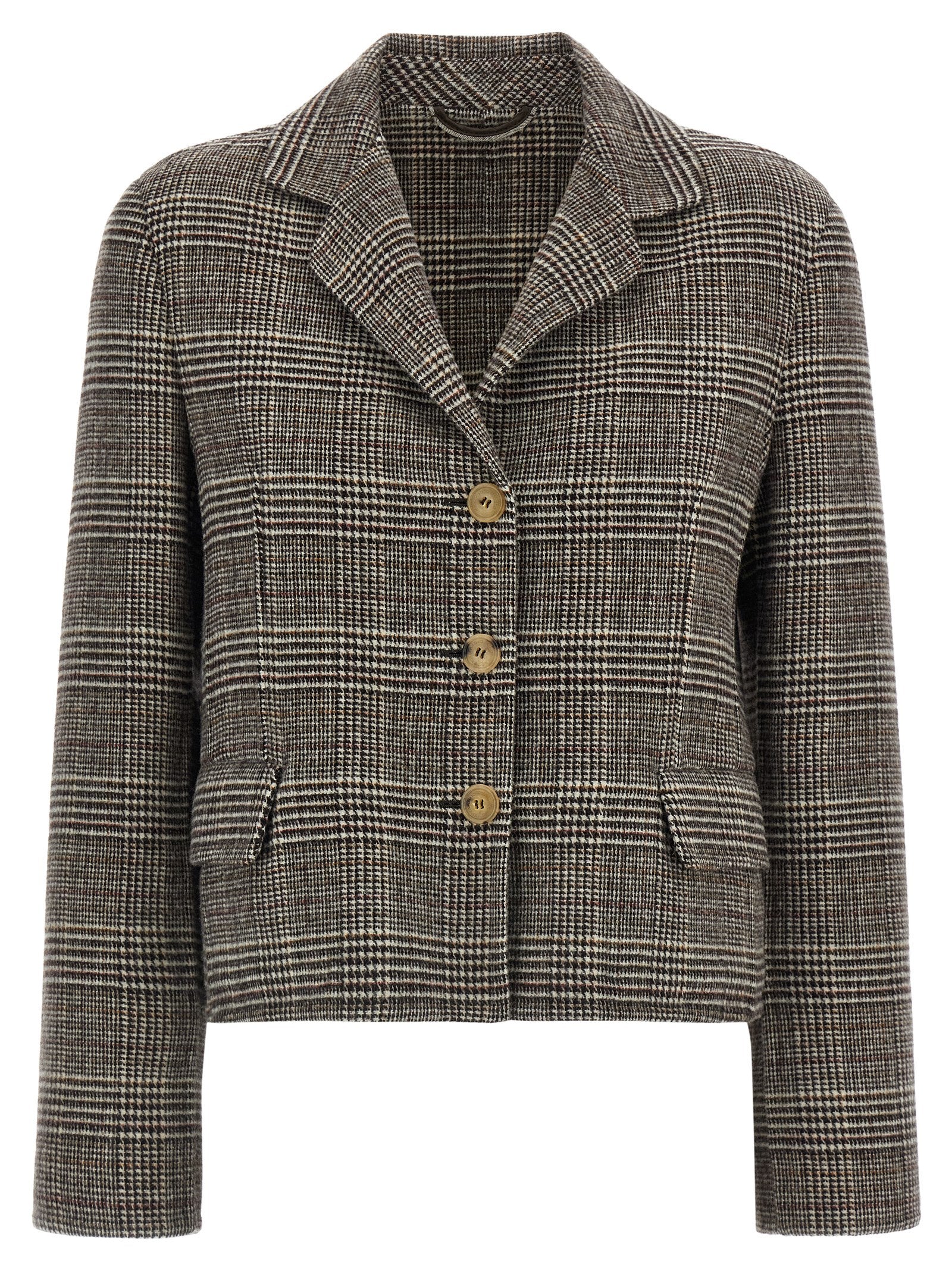 Ermanno Scervino Women Blazer Cropped Check ERMANO SCERVINO