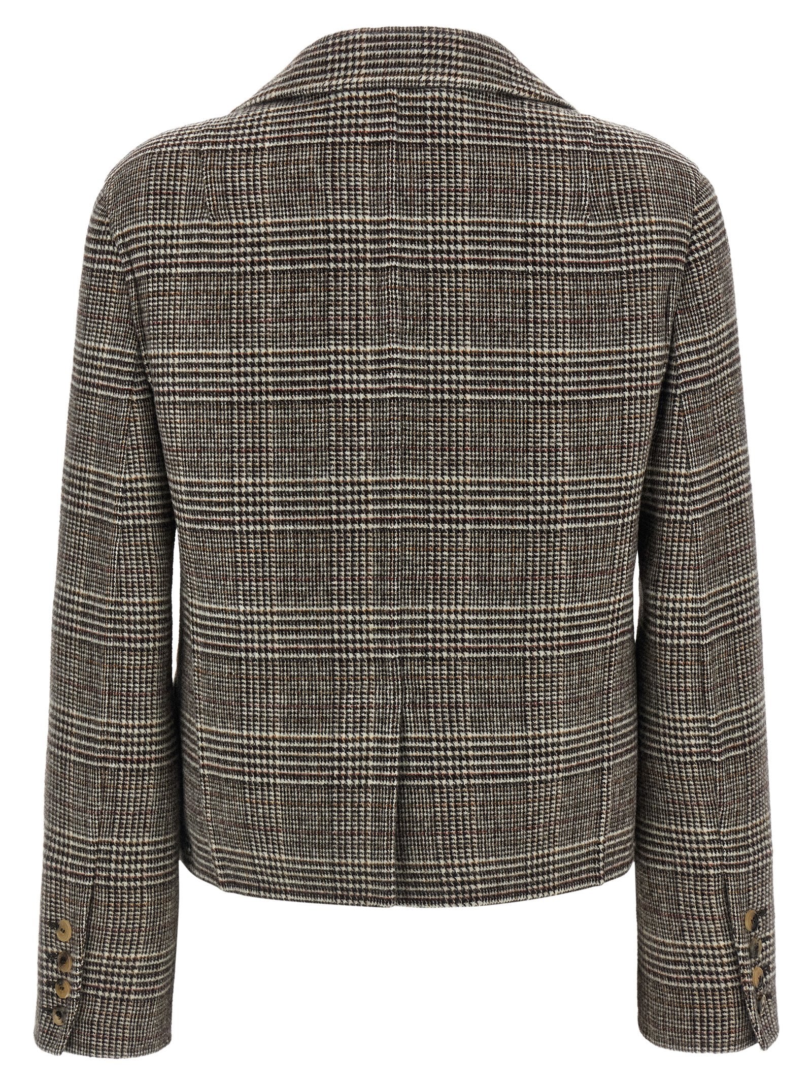 Ermanno Scervino Women Blazer Cropped Check ERMANO SCERVINO