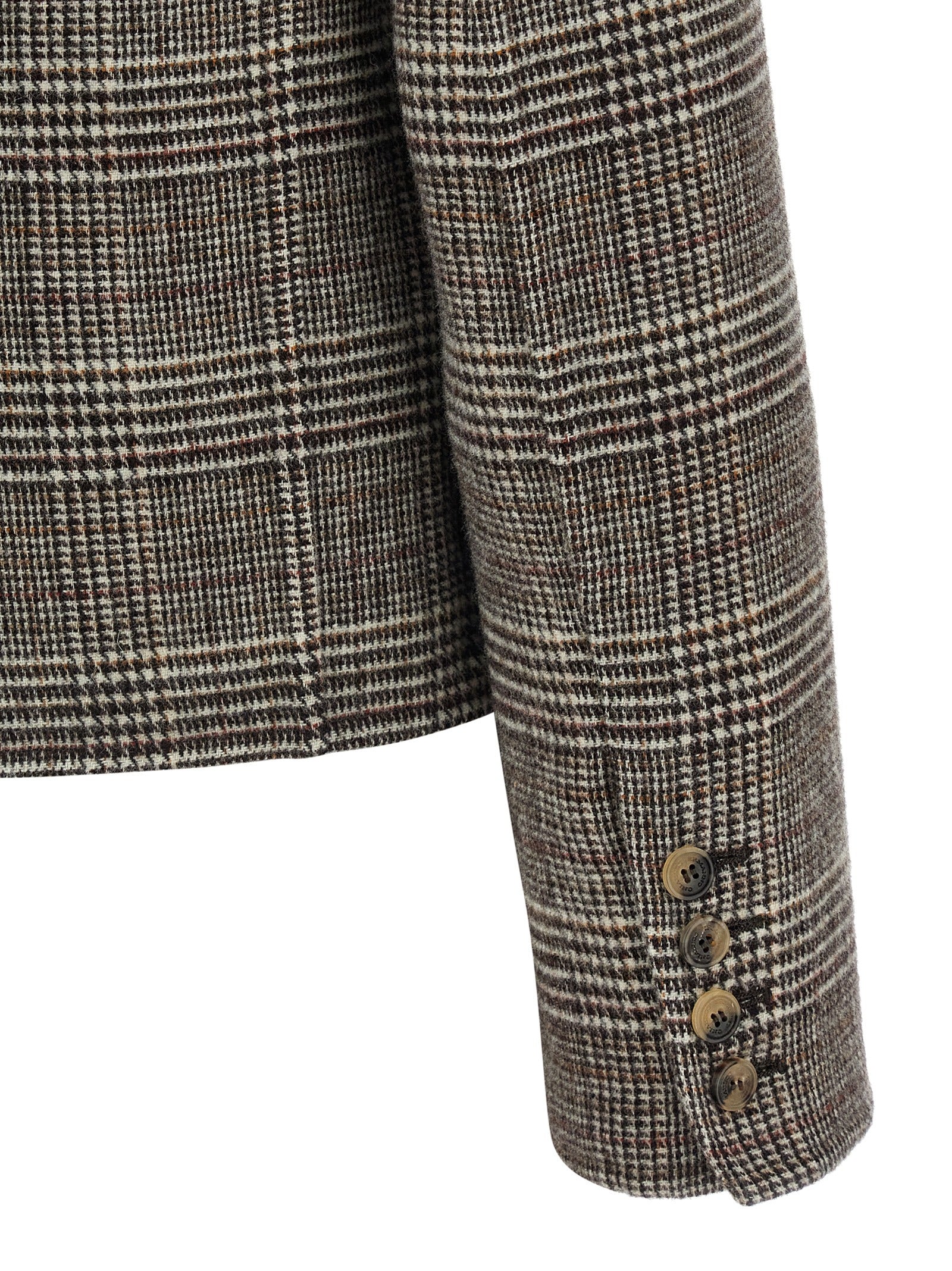 Ermanno Scervino Women Blazer Cropped Check ERMANO SCERVINO