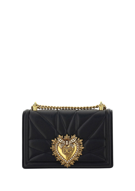 Dolce & Gabbana Women Medium Devotion Matelassé Nappa Shoulder Bag DOLCE & GABBANA