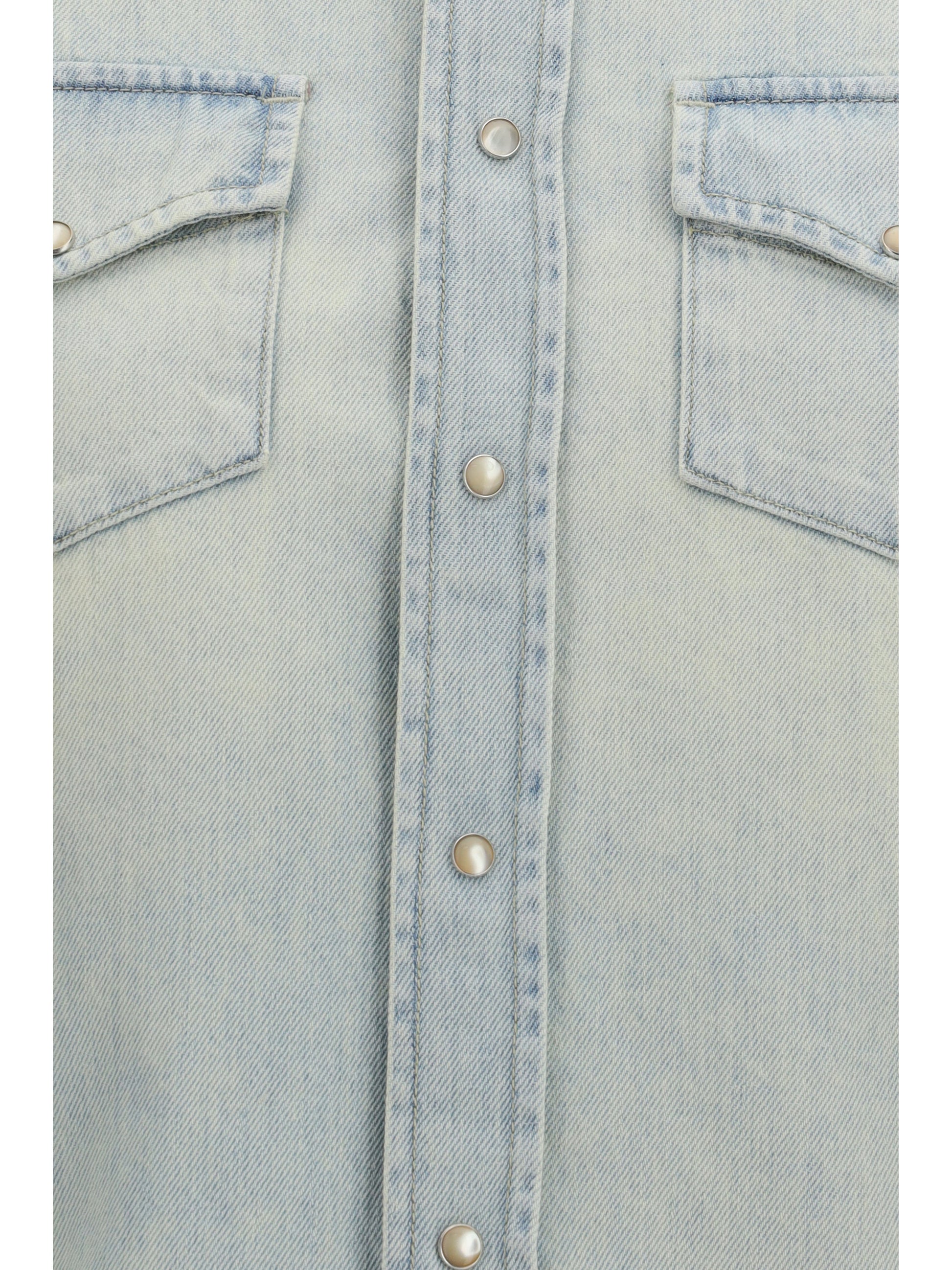 Jacob Cohen Women Western Shirt In Lightweight Denim JACOB COHEN