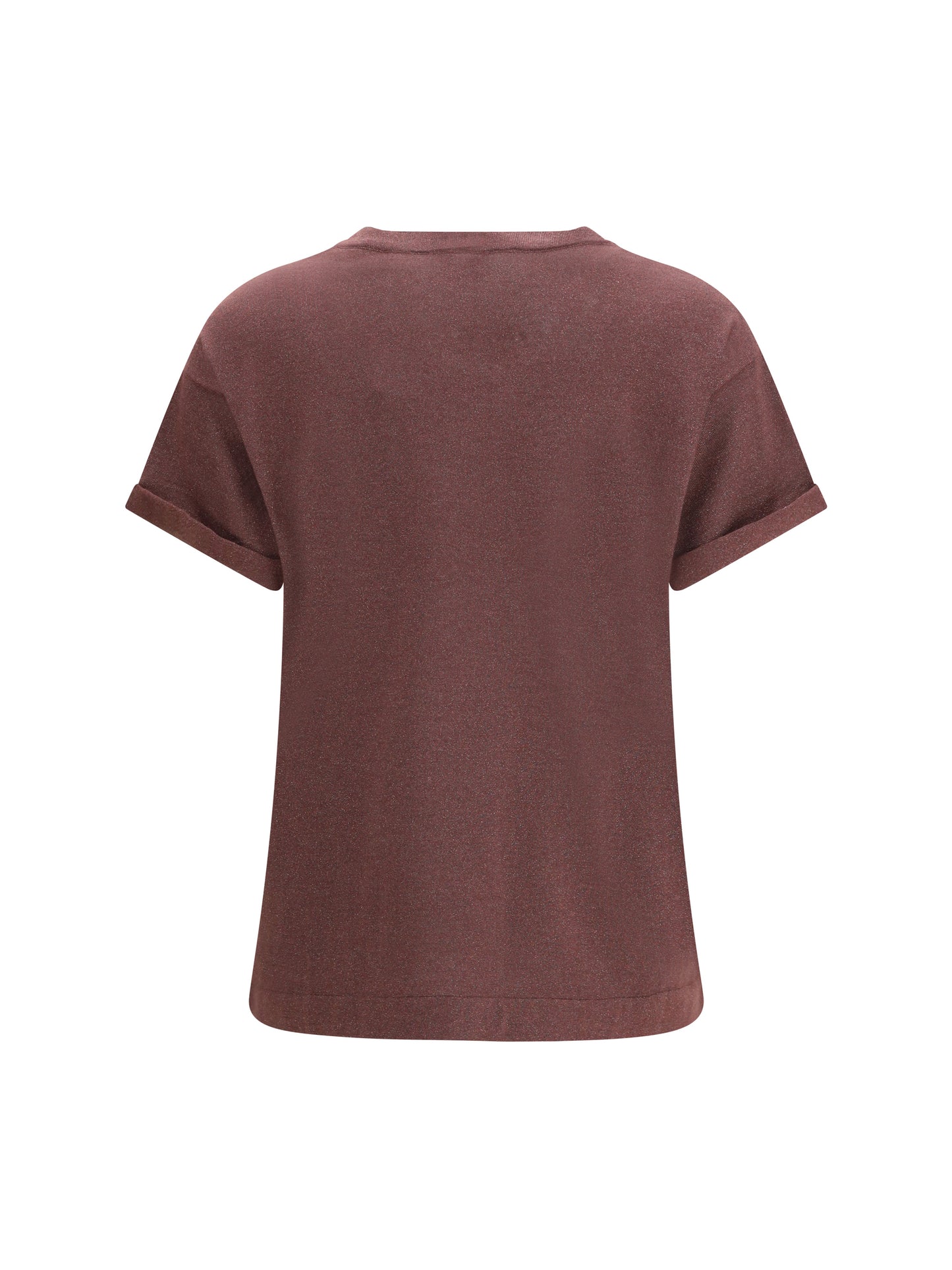 Brunello Cucinelli Women Cashmere Glitter T-Shirt BRUNELLO CUCINELLI