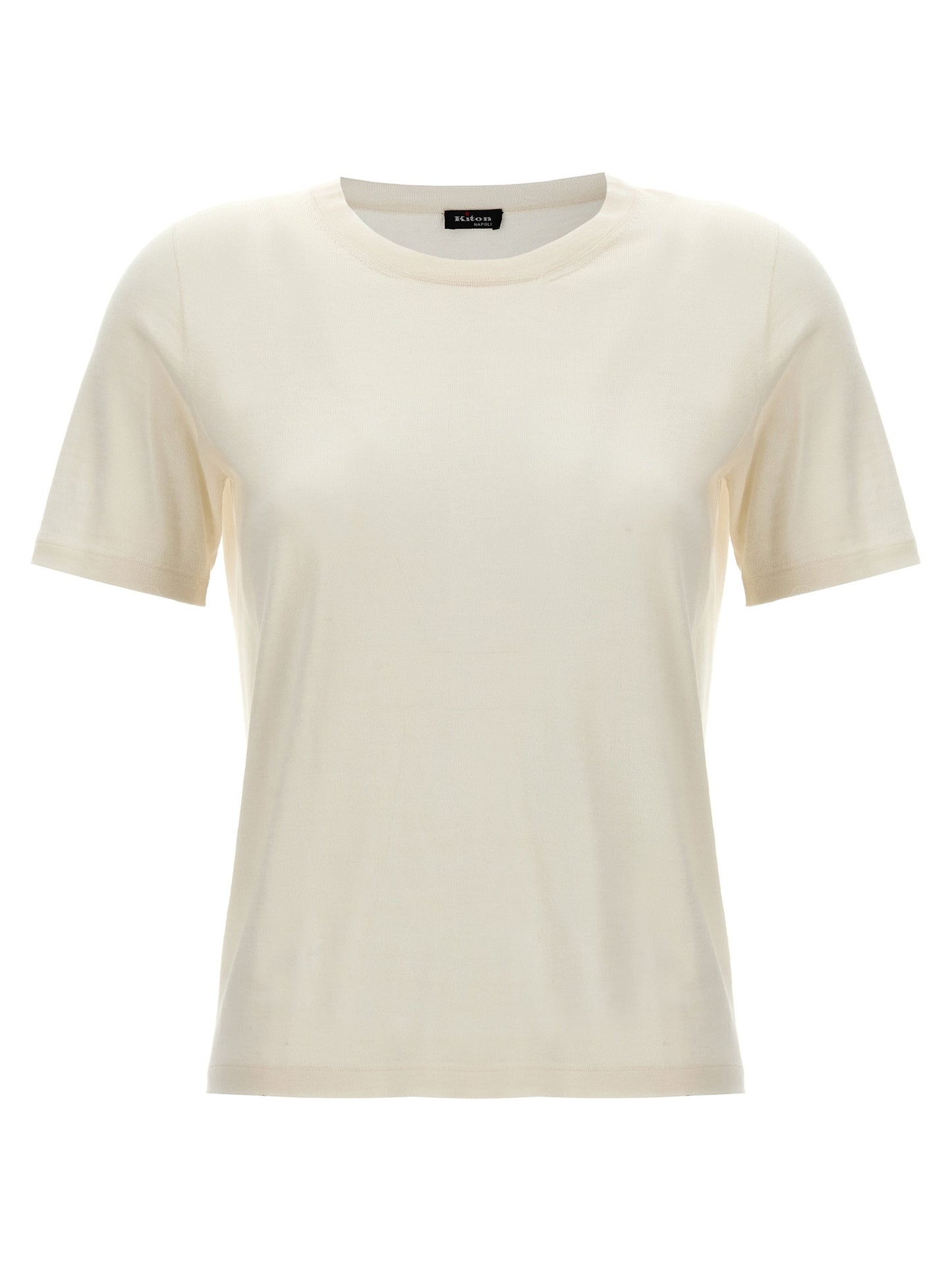 Kiton Women Silk Cashmere T-Shirt KITON