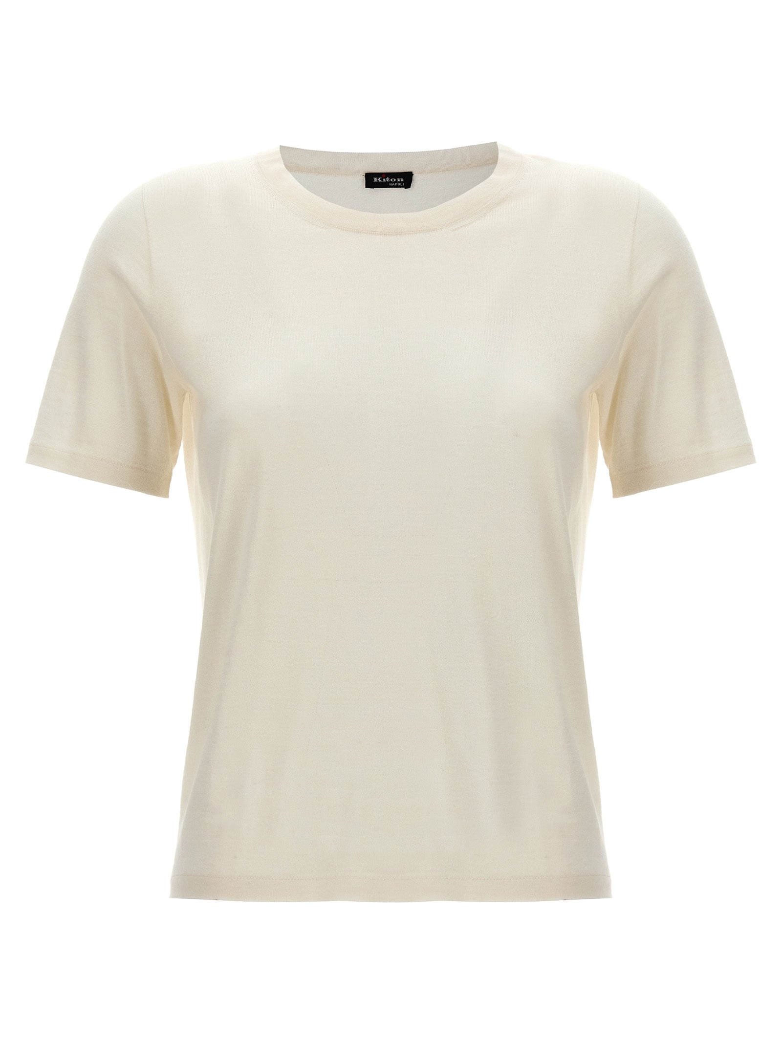 Kiton Women Silk Cashmere T-Shirt KITON