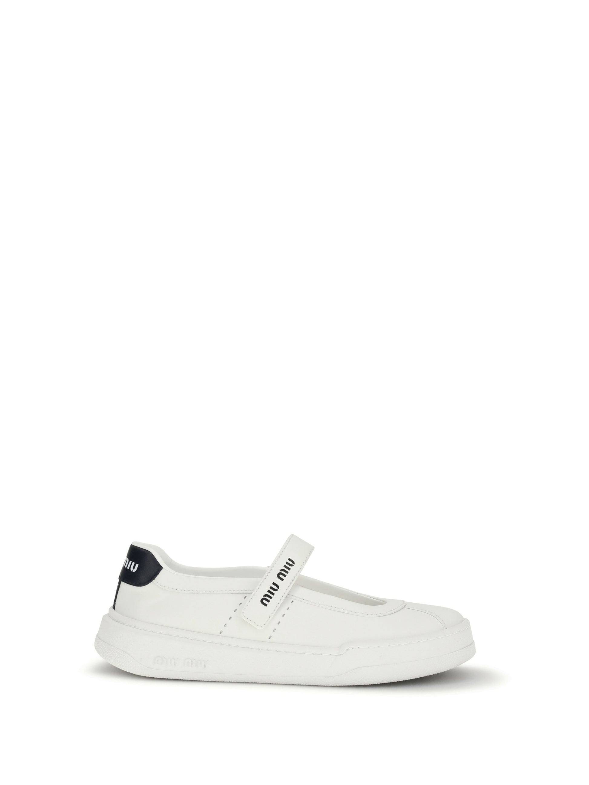 Miu Miu Women Leather Ballerinas Sneakers MIU MIU