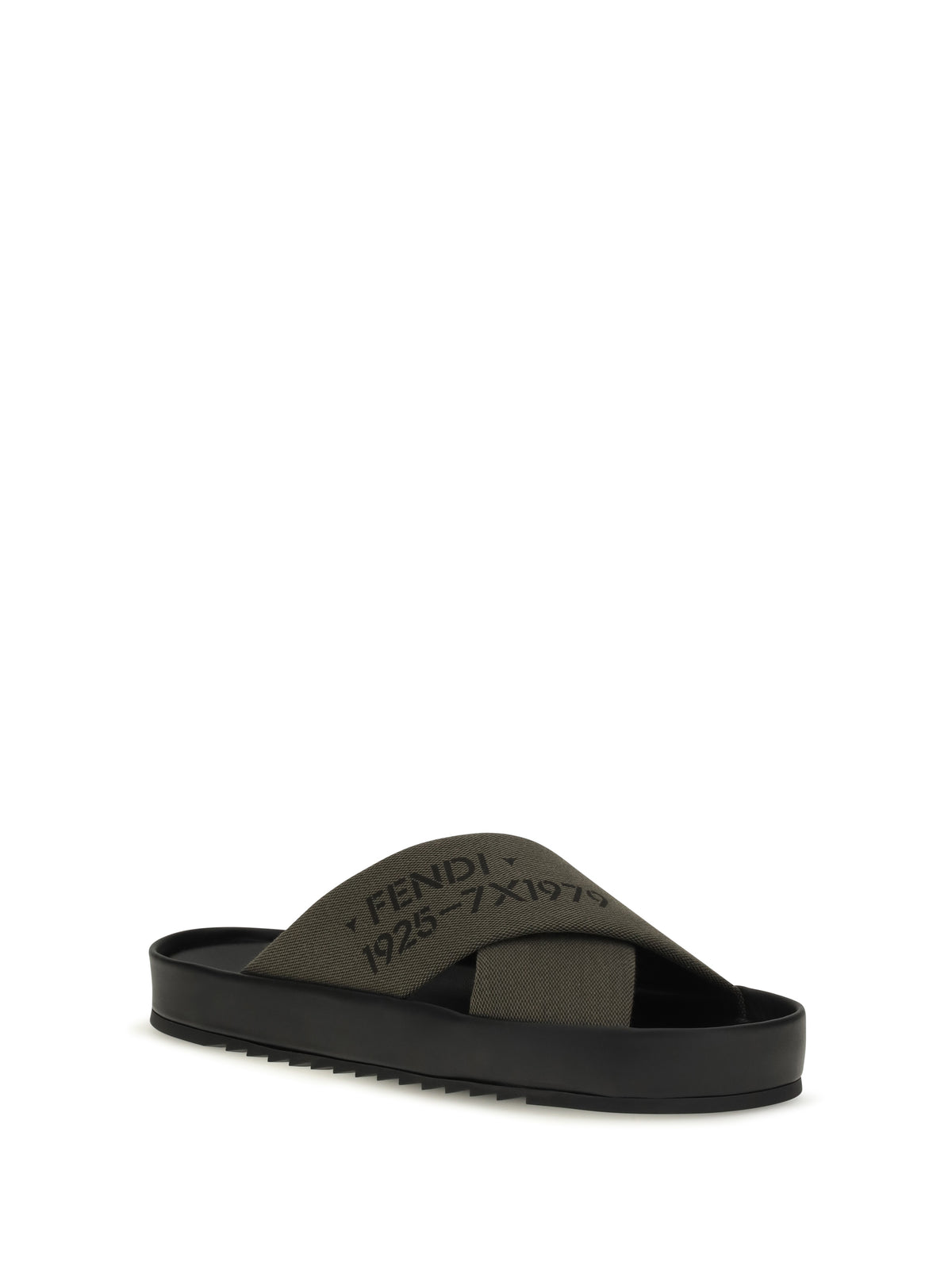 Fendi Men Double Slide Sandals FENDI