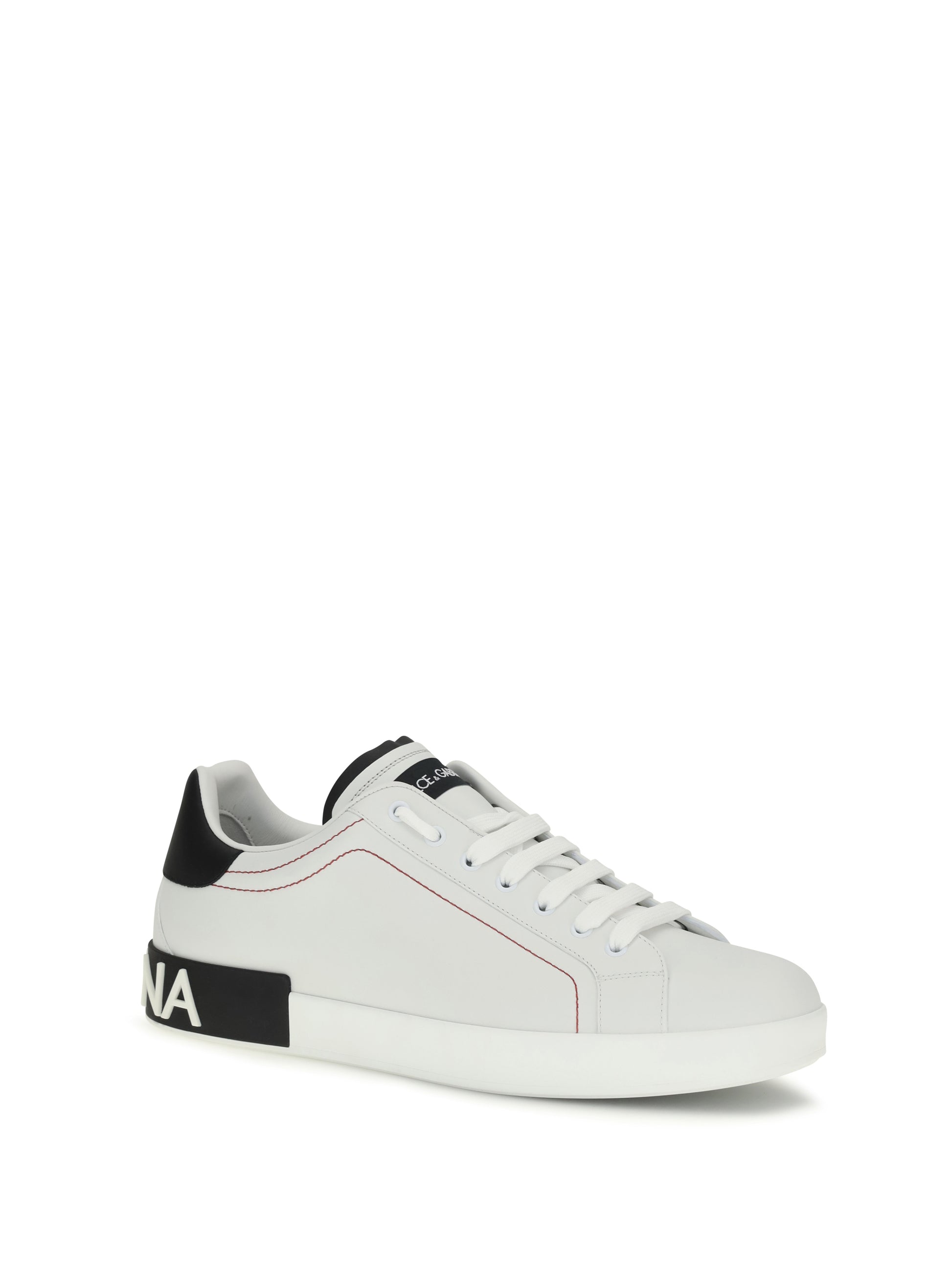 Dolce & Gabbana Men Portofino Leather Sneakers DOLCE & GABBANA