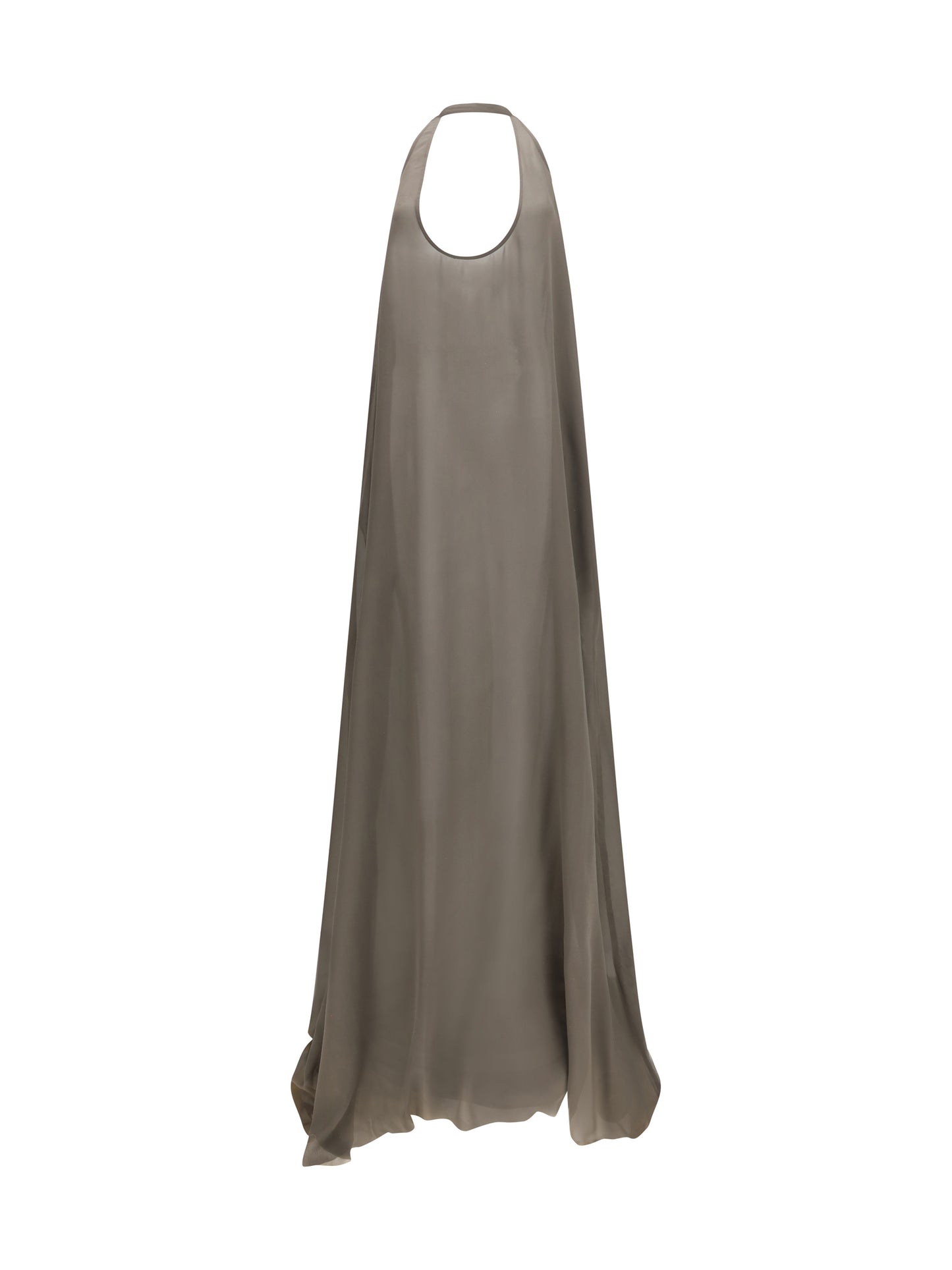 Rick Owens Women Haltar Silk Georgette Dress RICK OWENS