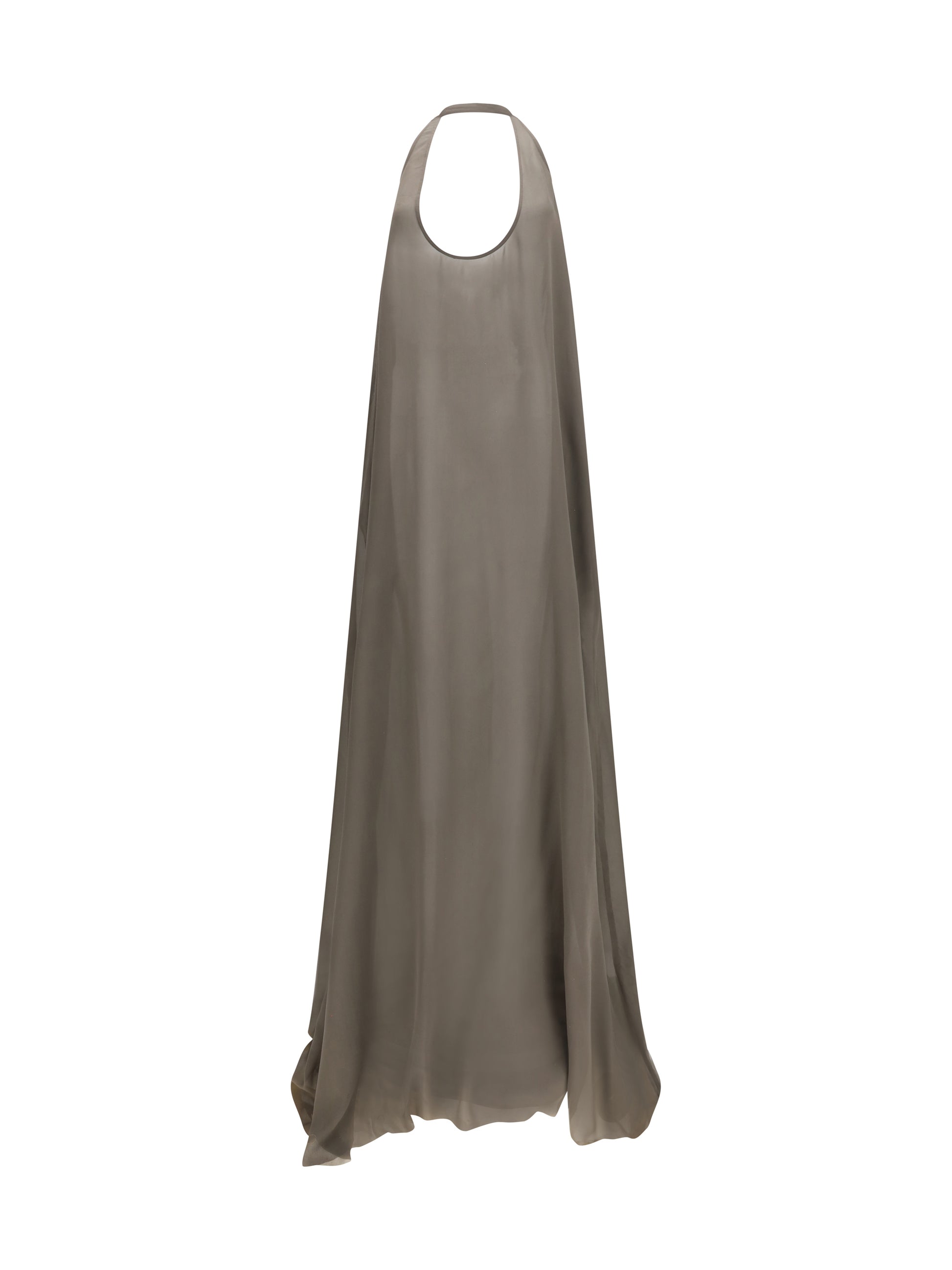 Rick Owens Women Haltar Silk Georgette Dress RICK OWENS