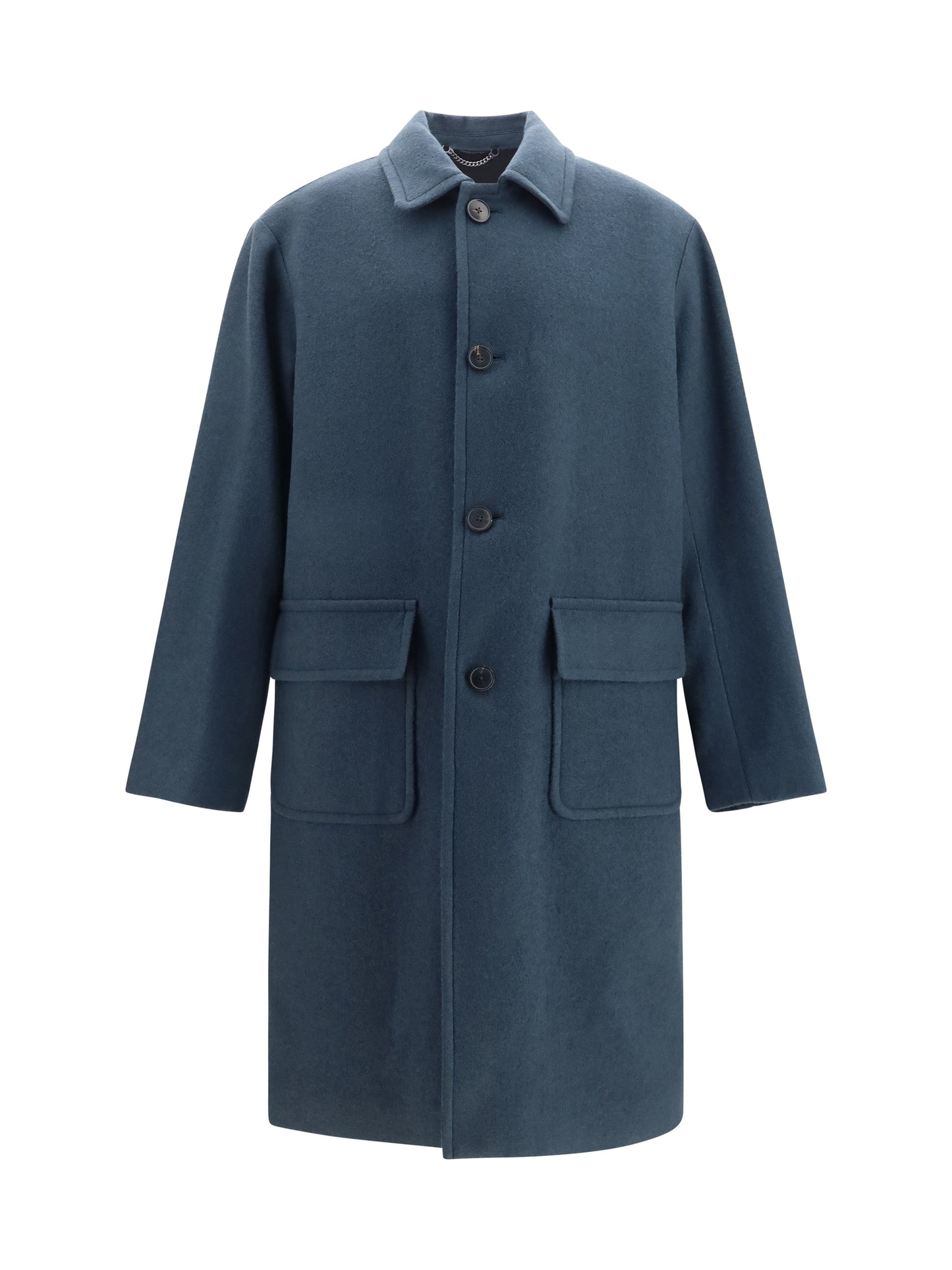 Dries Van Noten Men Long Single-Breasted Coat DRIES VAN NOTEN