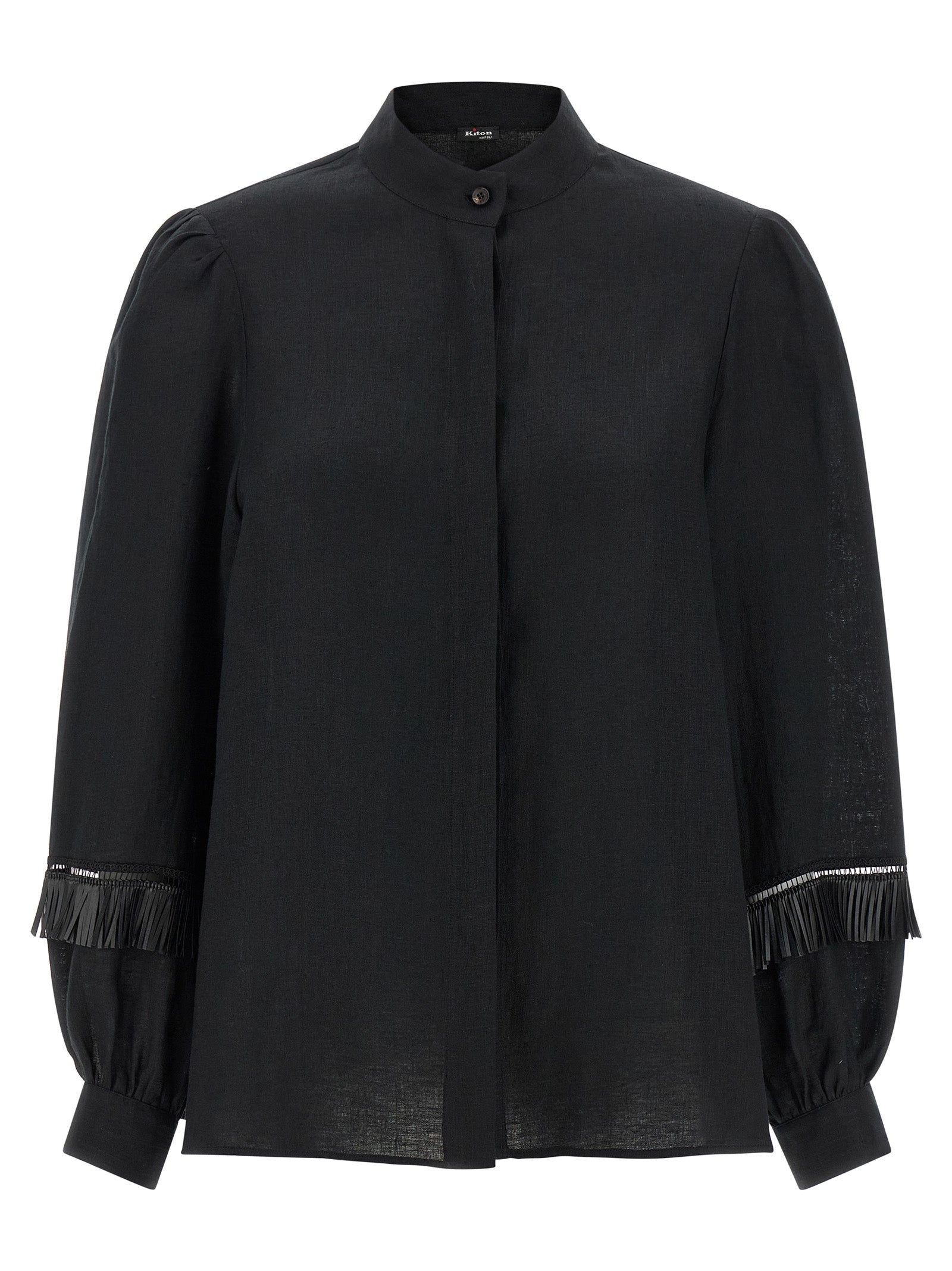 Kiton Women Fringed Shirt KITON