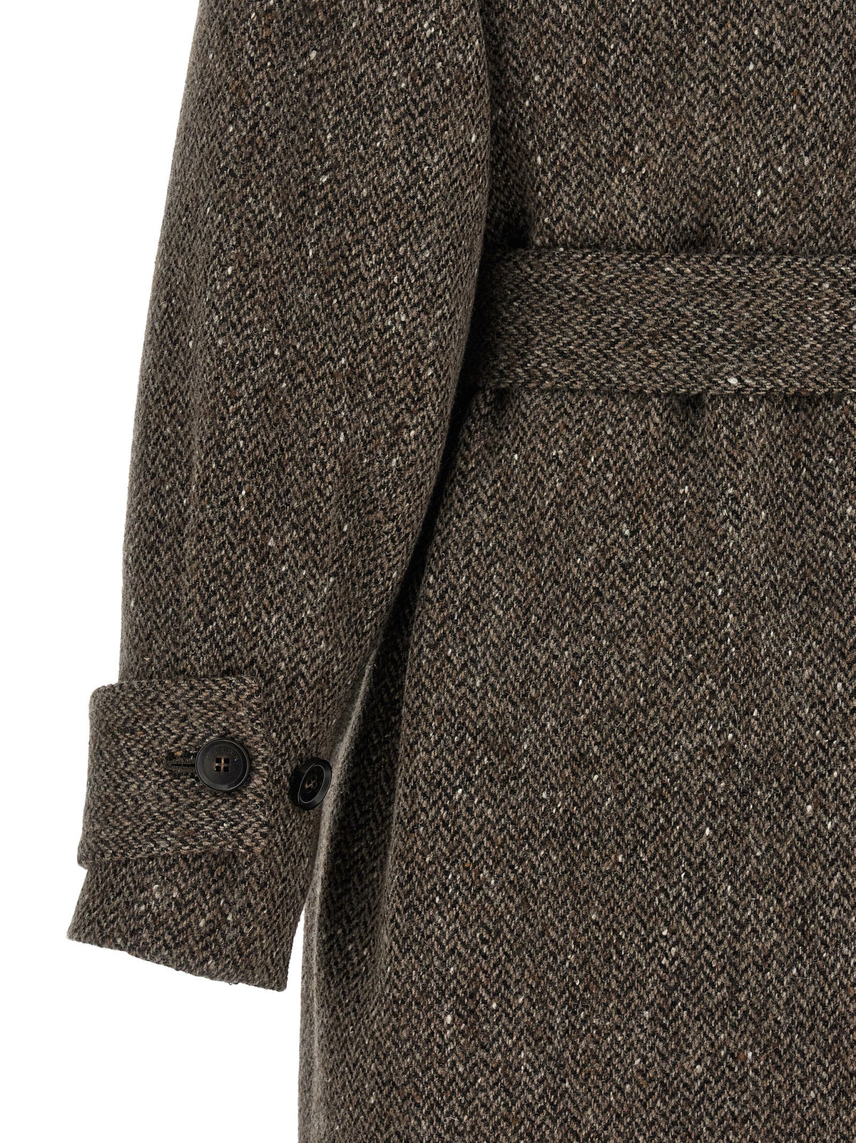 Kiton Women Chevron Wool Coat KITON
