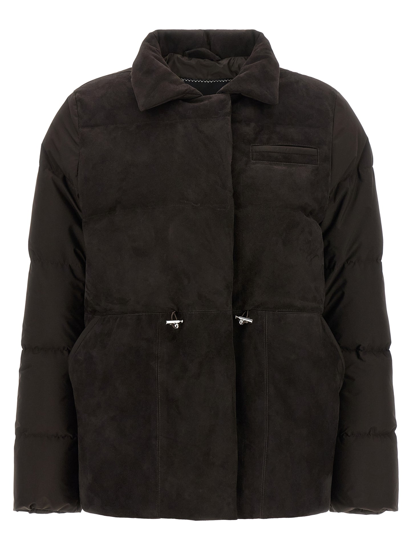 Kiton Women Drawstring Down Jacket KITON