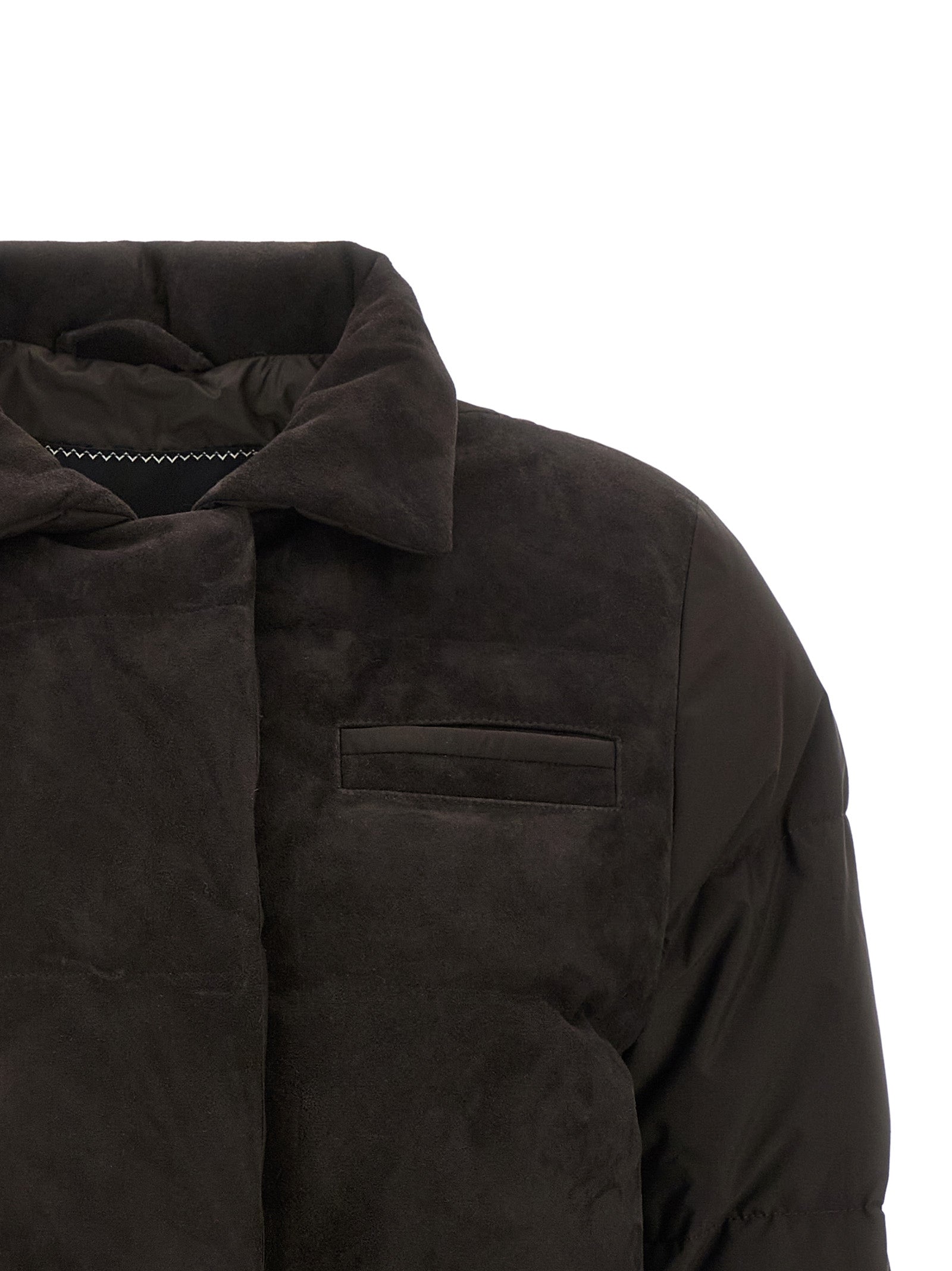 Kiton Women Drawstring Down Jacket KITON