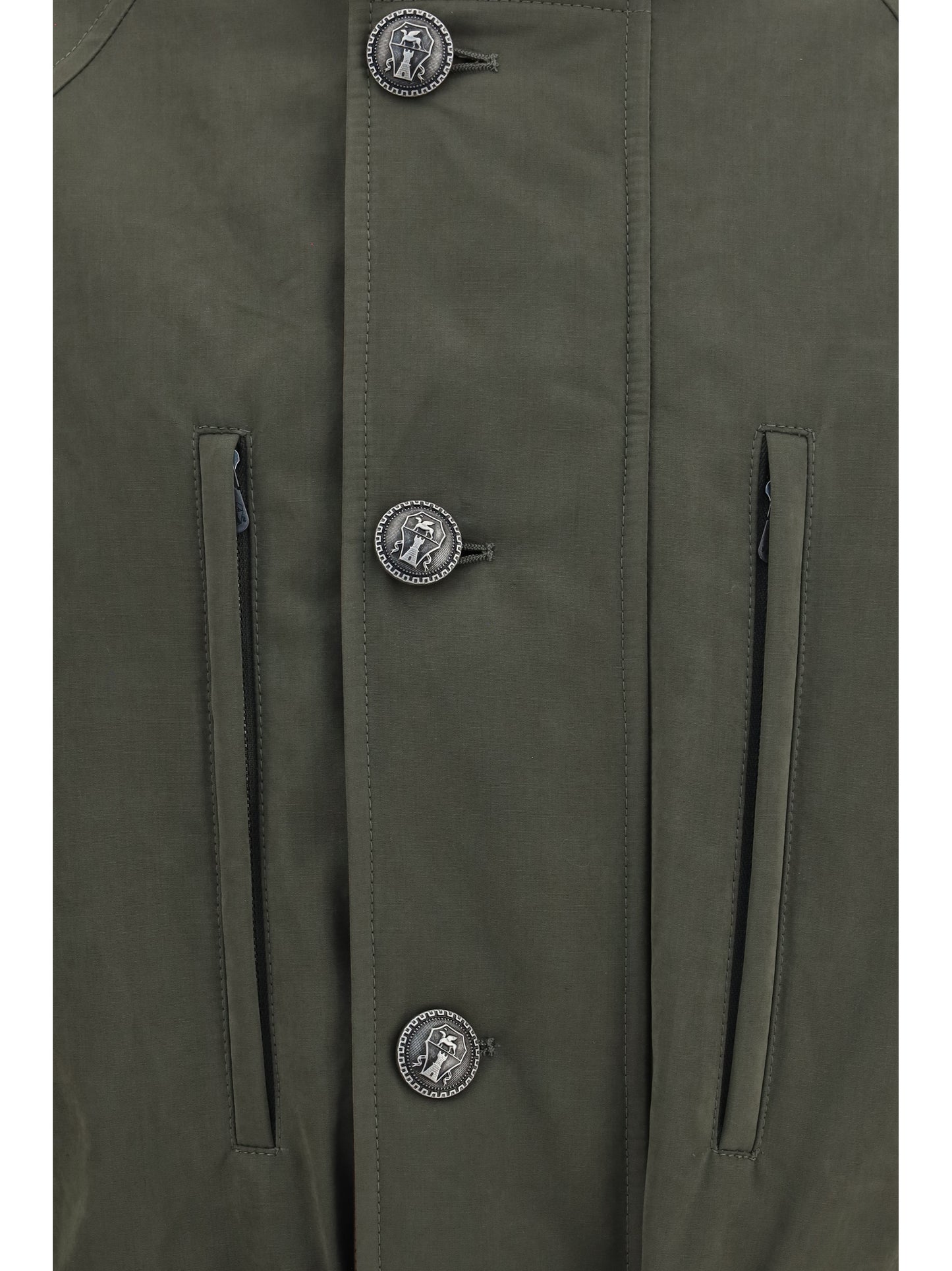 Brunello Cucinelli Men Belted Waterproof Jacket BRUNELLO CUCINELLI