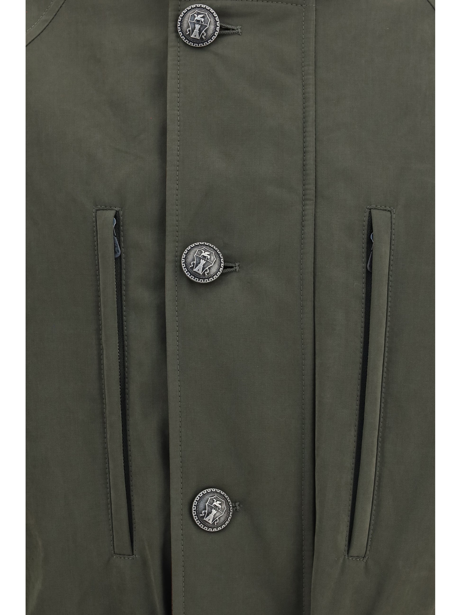 Brunello Cucinelli Men Belted Waterproof Jacket BRUNELLO CUCINELLI