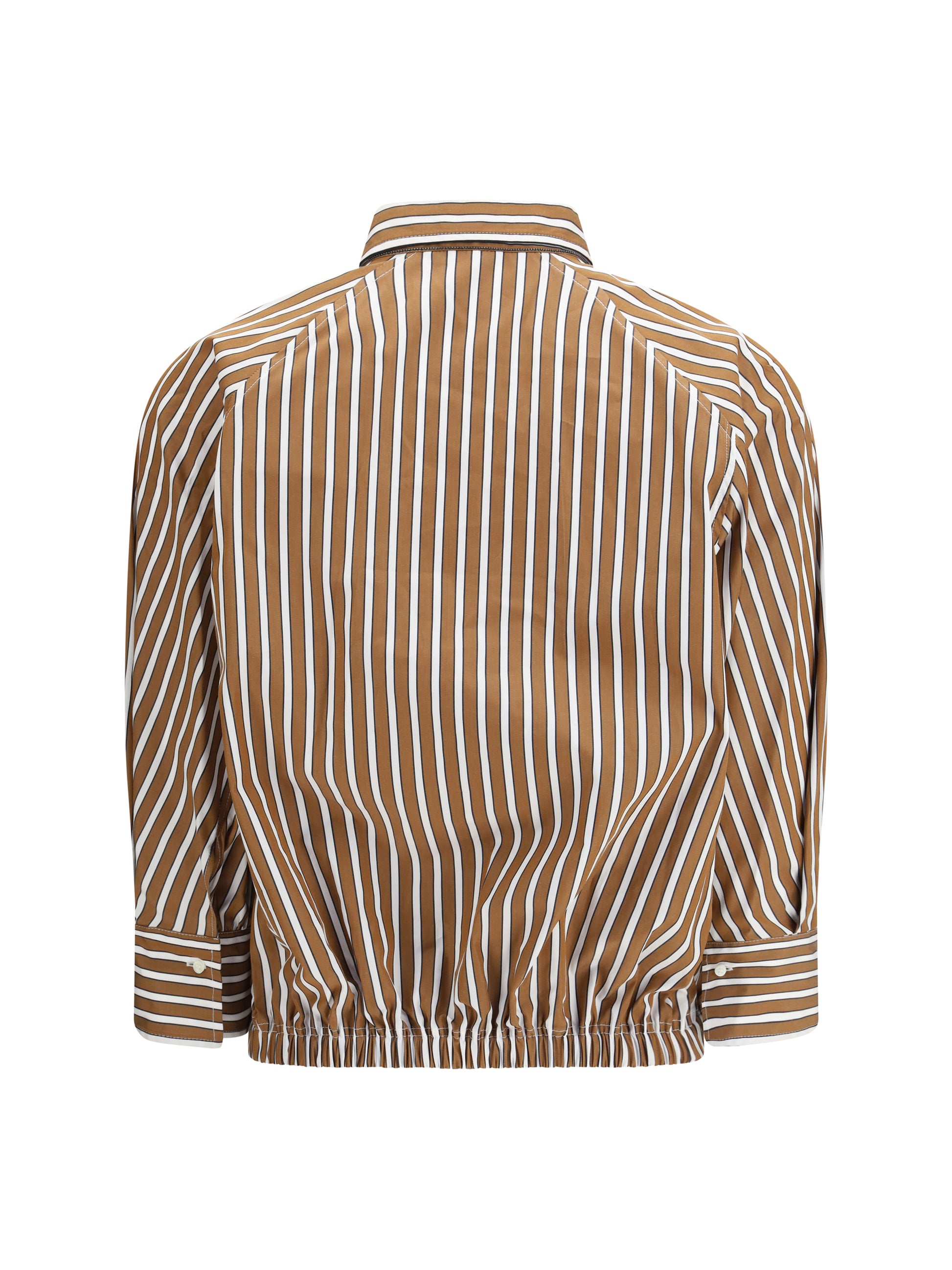 Brunello Cucinelli Women Shadow Stripe Poplin Shirt BRUNELLO CUCINELLI