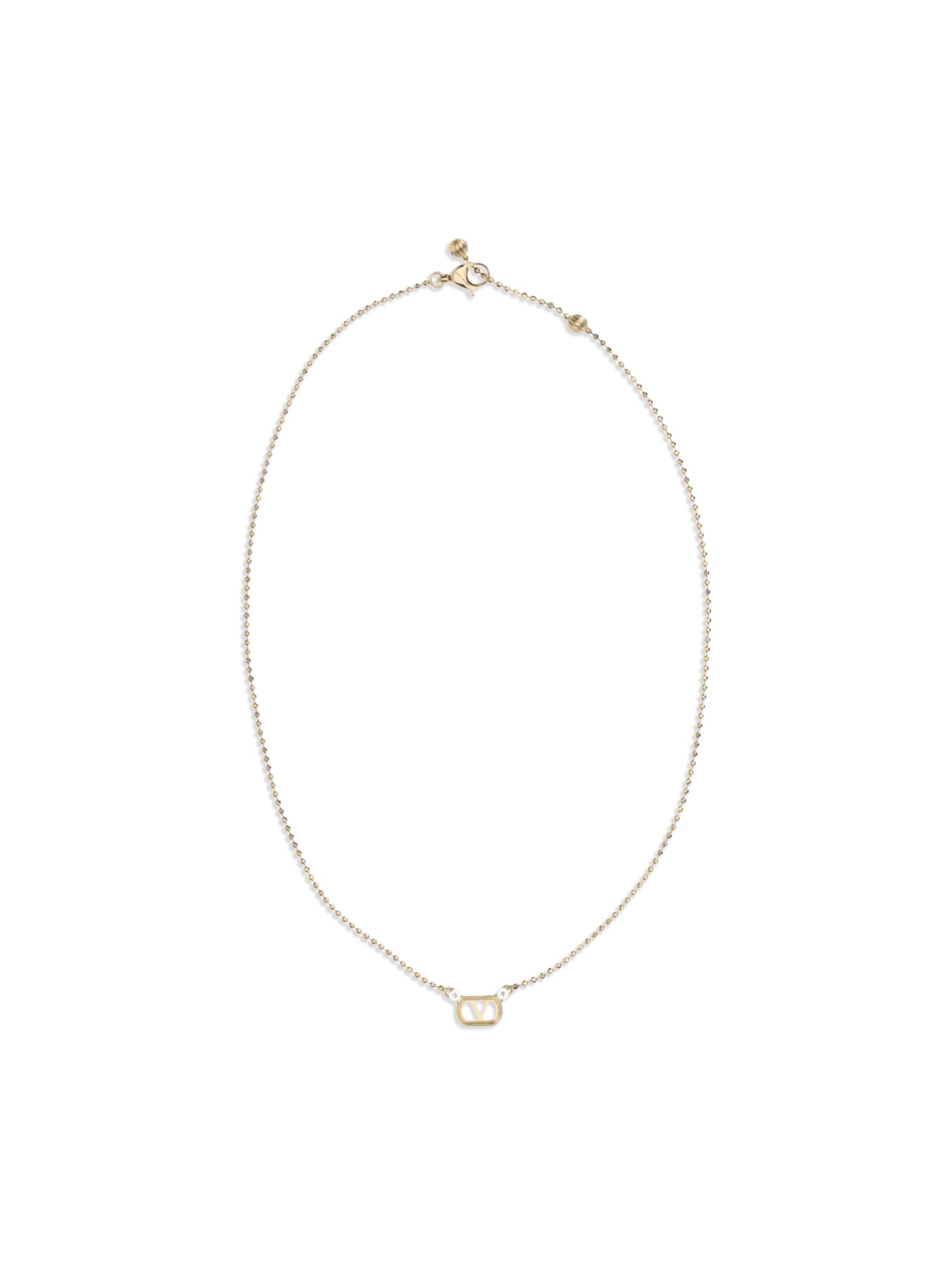 Valentino Garavani Women Ovalette Necklace With Swarovski Crystals VALENTINO GARAVANI
