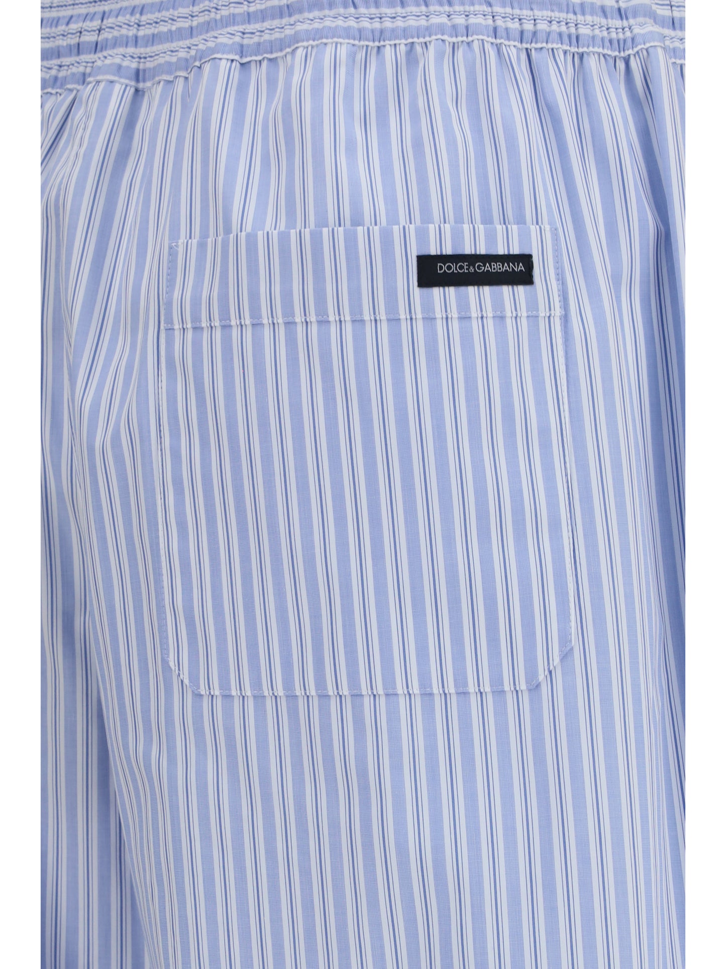 Dolce & Gabbana Women Striped Poplin Pants