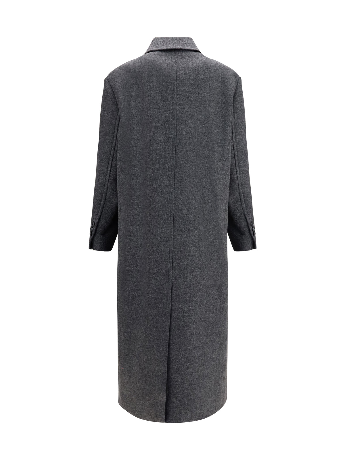 Ami Paris Women Long Double-Breasted Wool Coat AMI PARIS