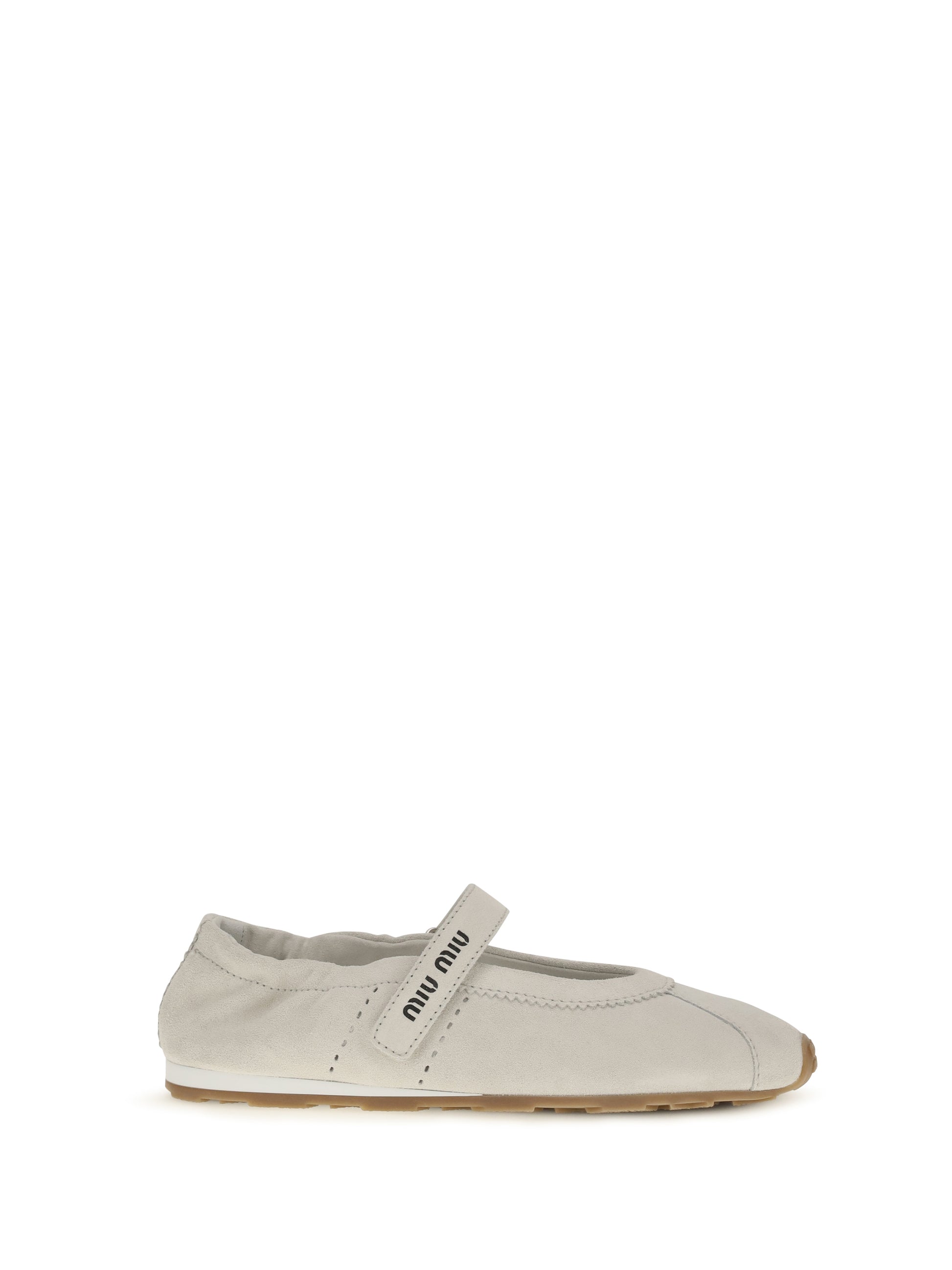 Miu Miu Women Plume Suede Ballerinas MIU MIU