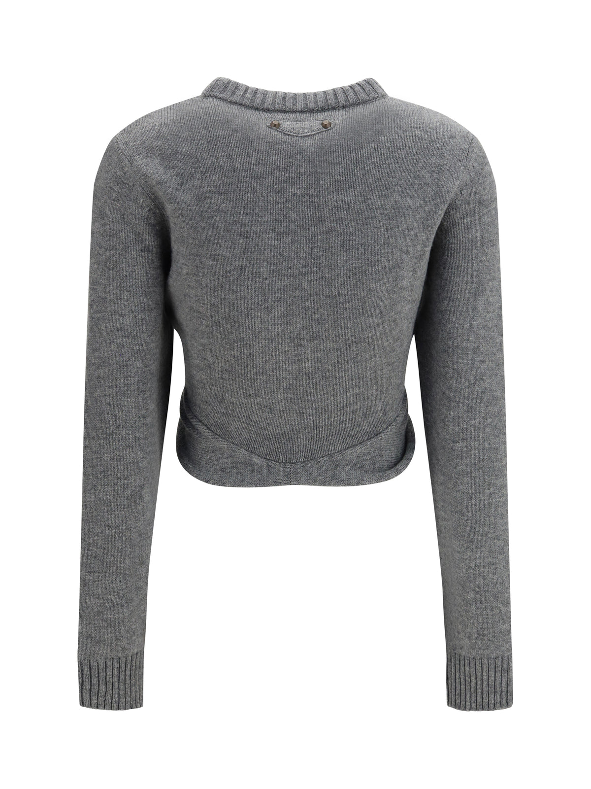 Balenciaga Women Ruched Crewneck Sweater BALENCIAGA