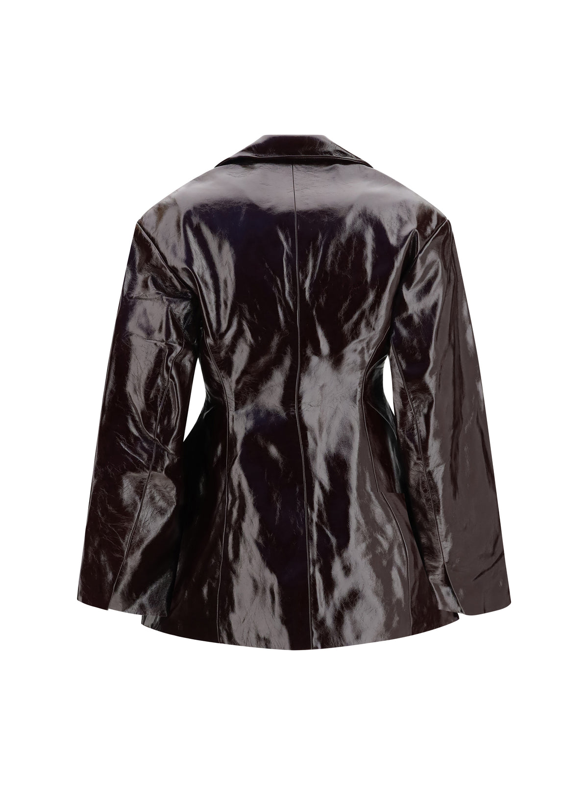 Ganni Women Future Glossy-Finish Jacket GANNI