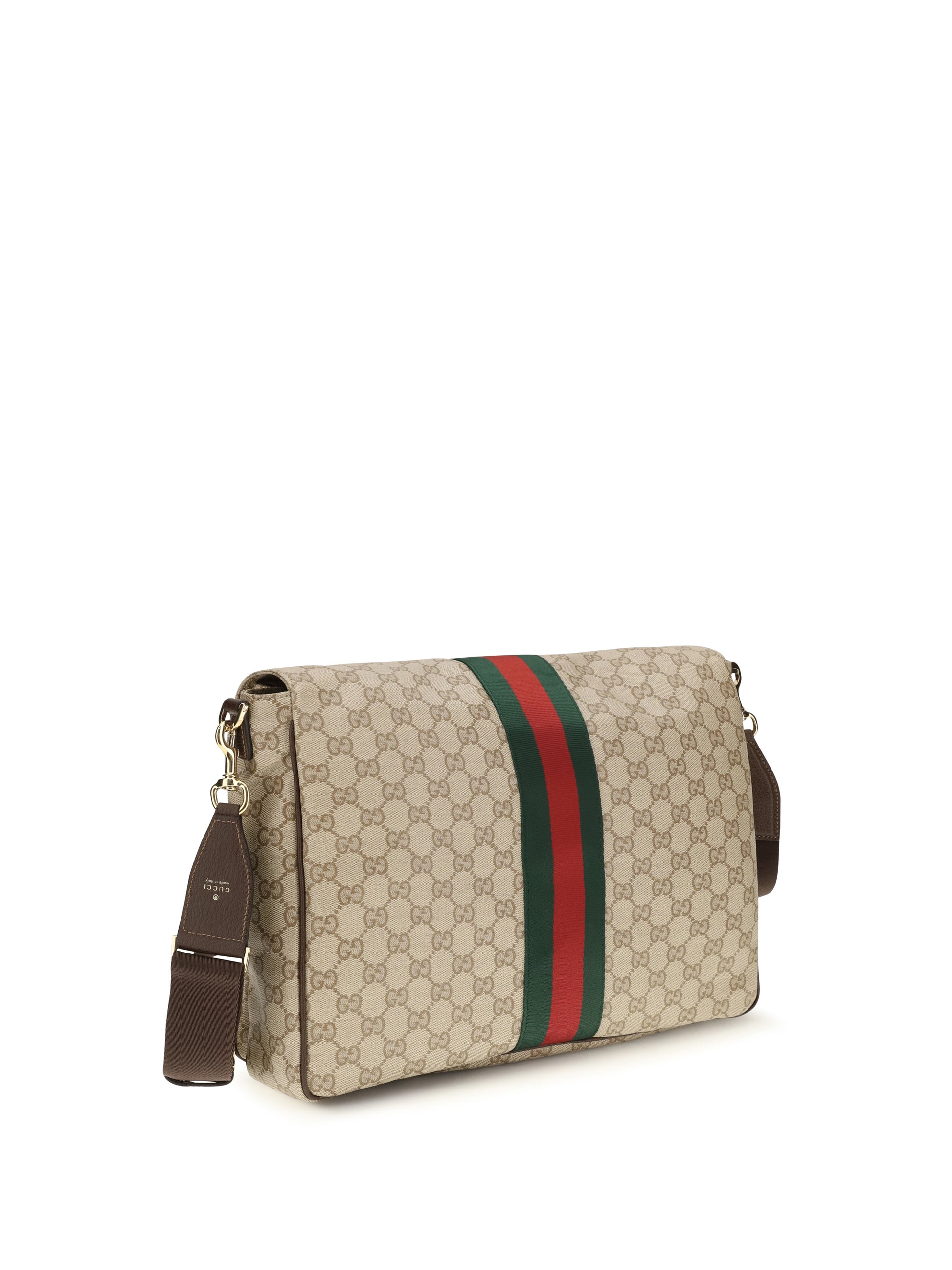 Gucci Men Medium Web Stripe Shoulder Bag GUCCI