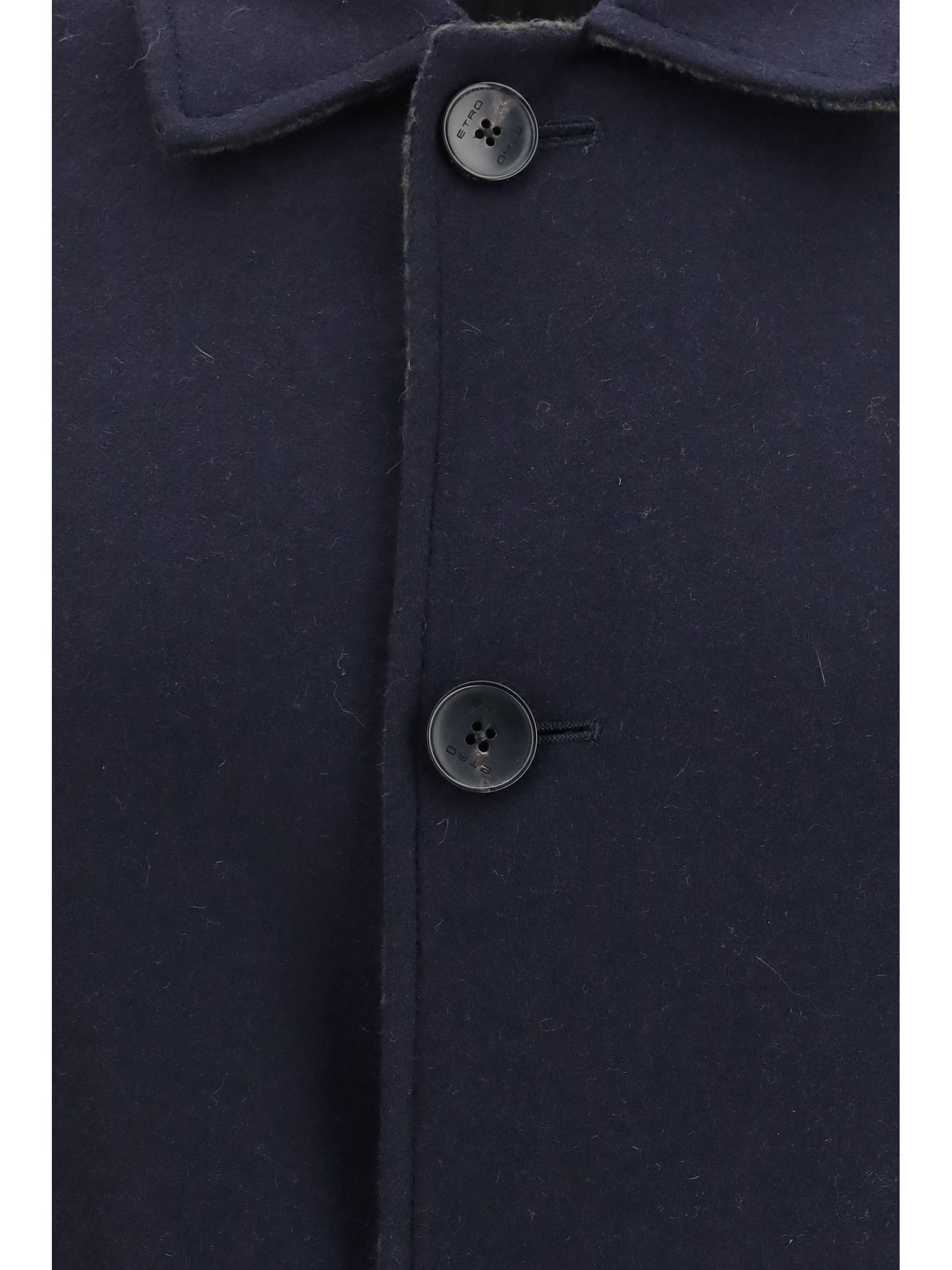 Etro Men Soho Reversible Wool-Blend Coat ETRO