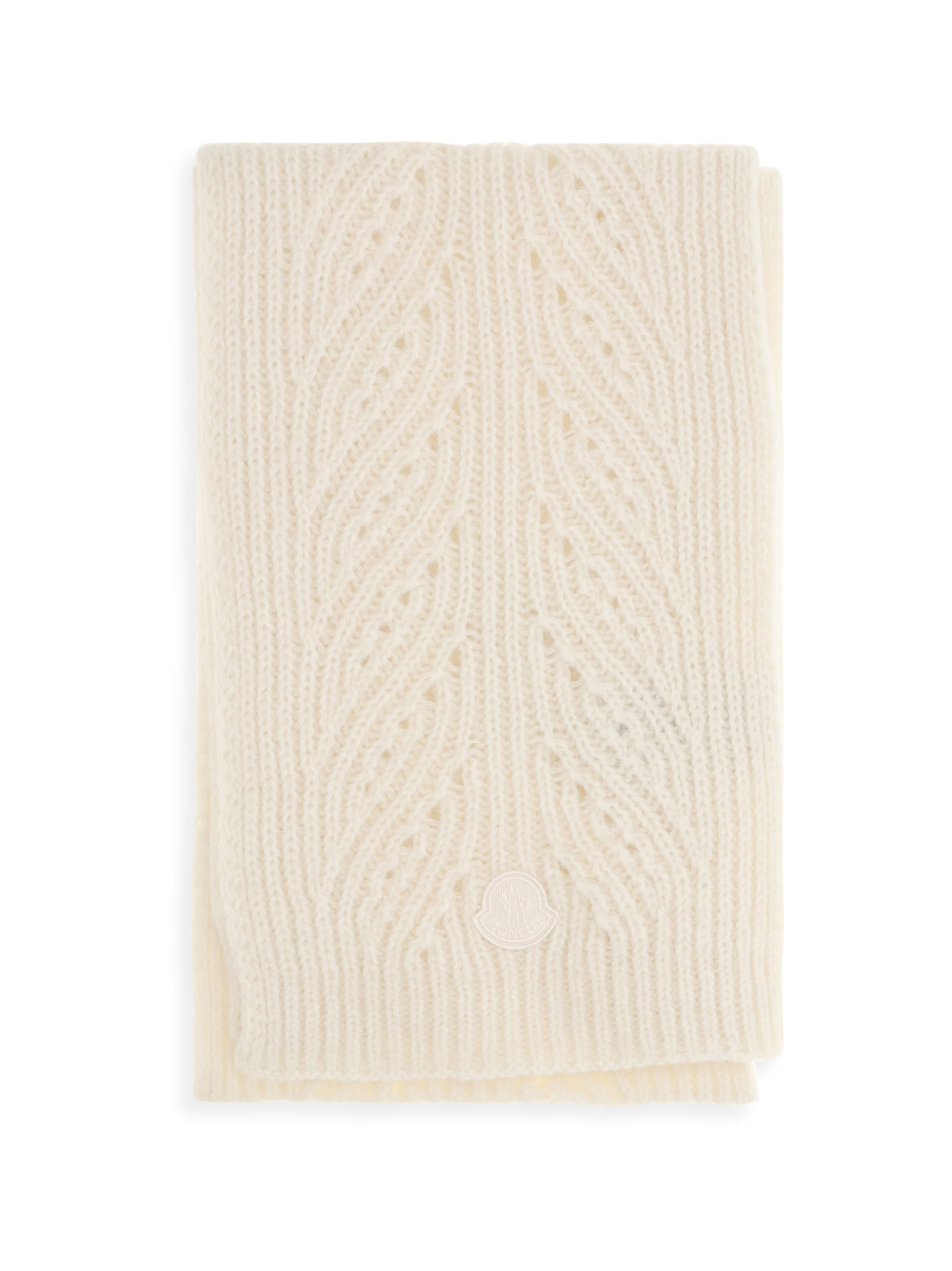 Moncler Women Tricot Alpaca And Cashmere-Blend Scarf MONCLER