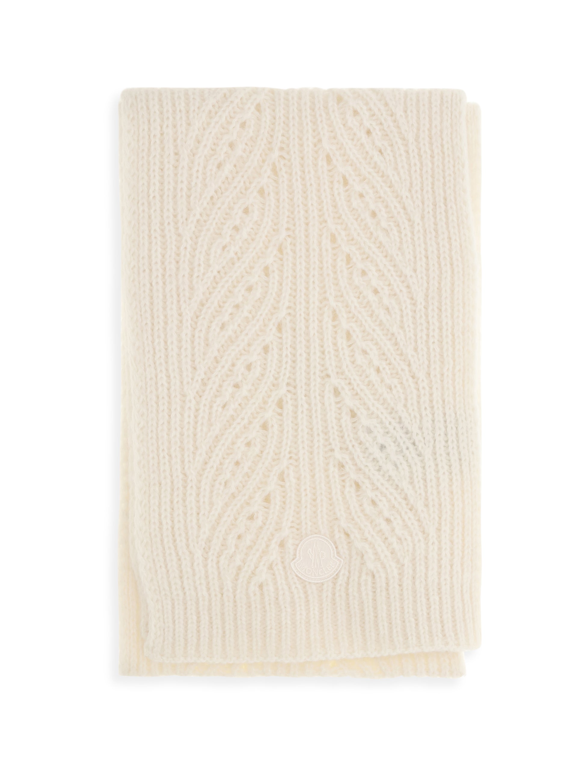 Moncler Women Tricot Alpaca And Cashmere-Blend Scarf MONCLER