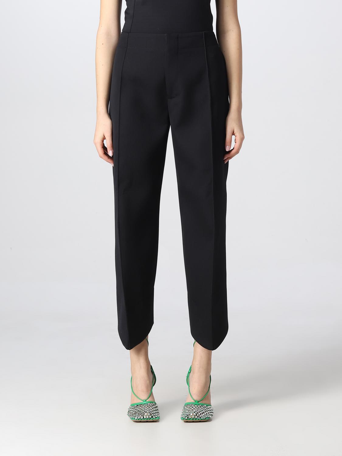 Bottega Veneta Pants Woman Black BOTTEGA VENETA