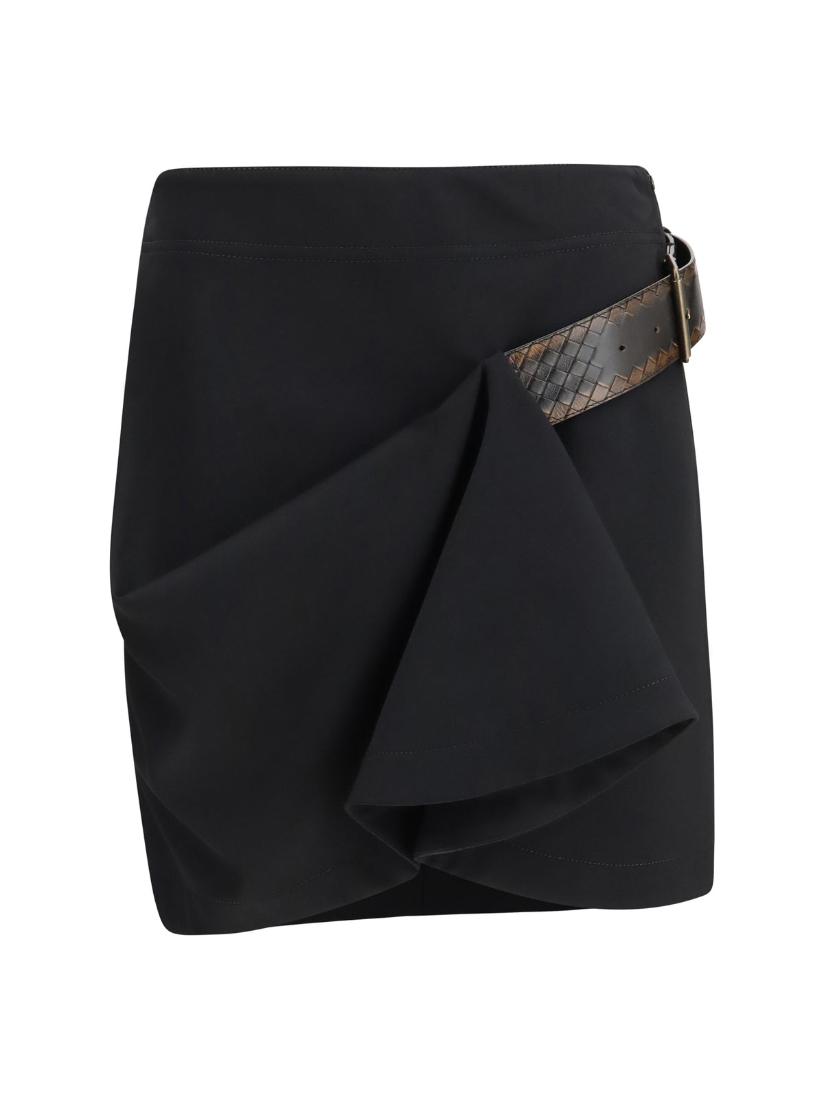 Bottega Veneta Women Grain De Poudre Wool Skirt BOTTEGA VENETA
